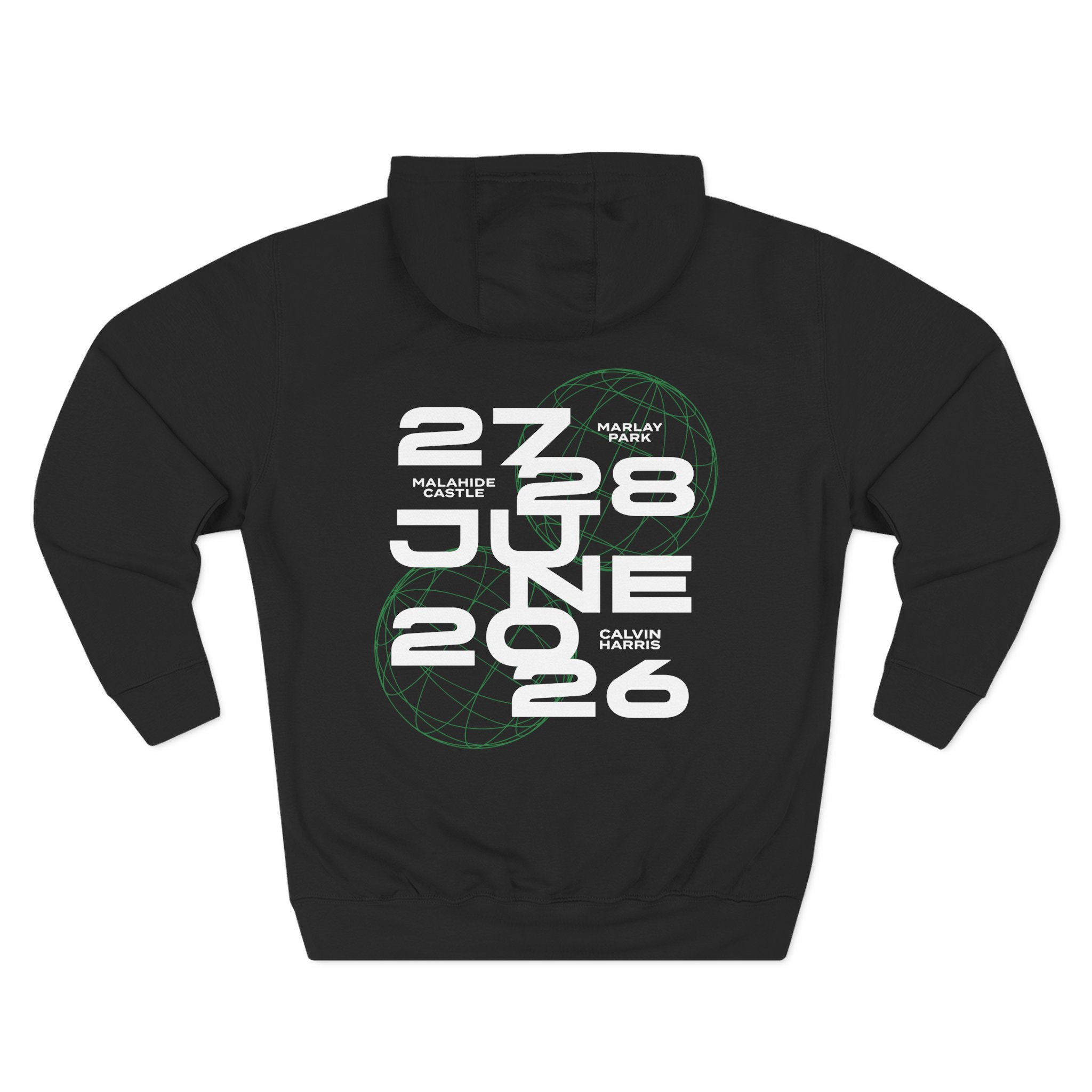Calvin Harris Wireframe Marlay Park Three-Panel Fleece Hoodie - Image 2