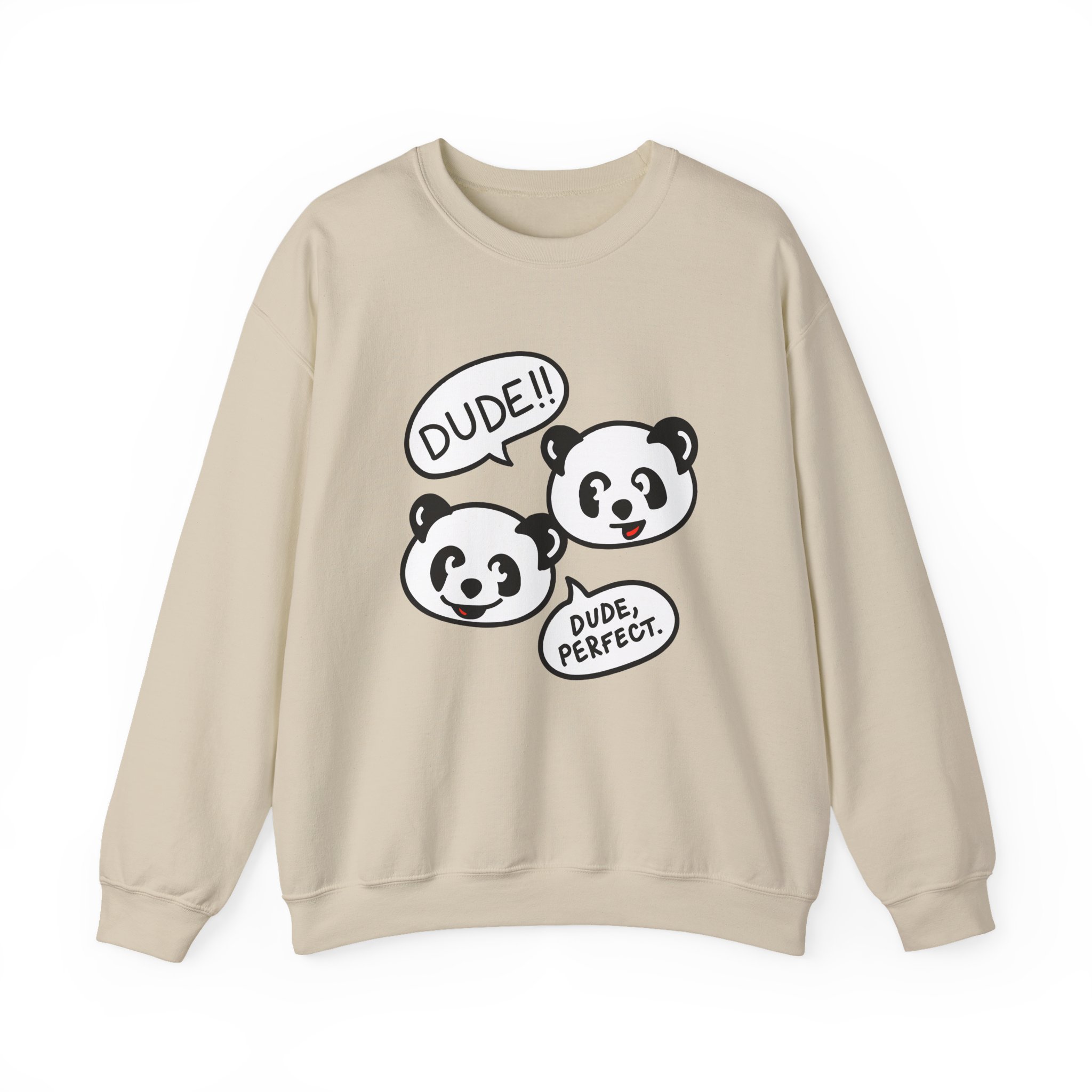 Dude Perfect Panda Comic Unisex Heavy Blend™ Crewneck Sweatshirt - Image 7
