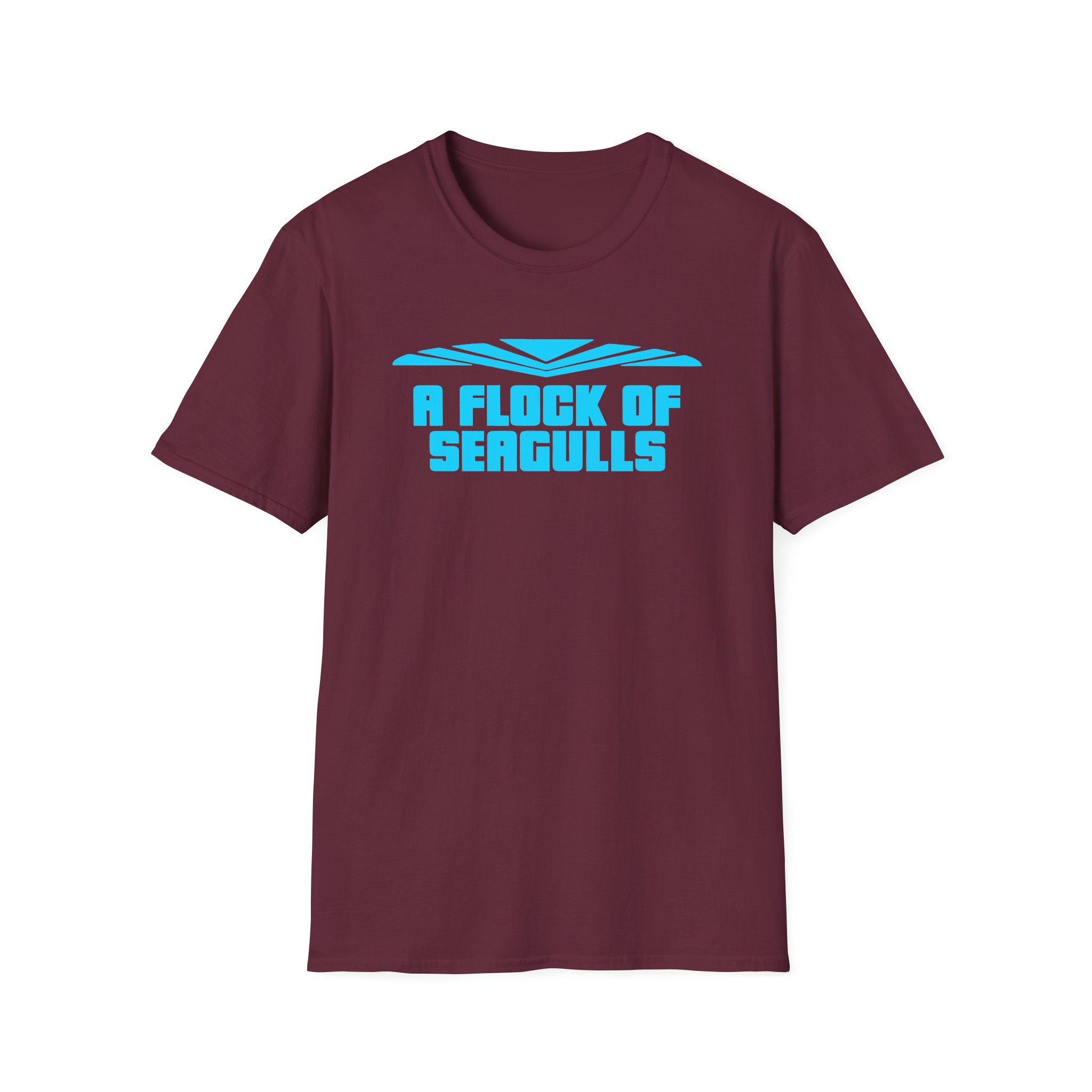 A Flock of Seagulls Logo Unisex Softstyle T-Shirt - Image 3