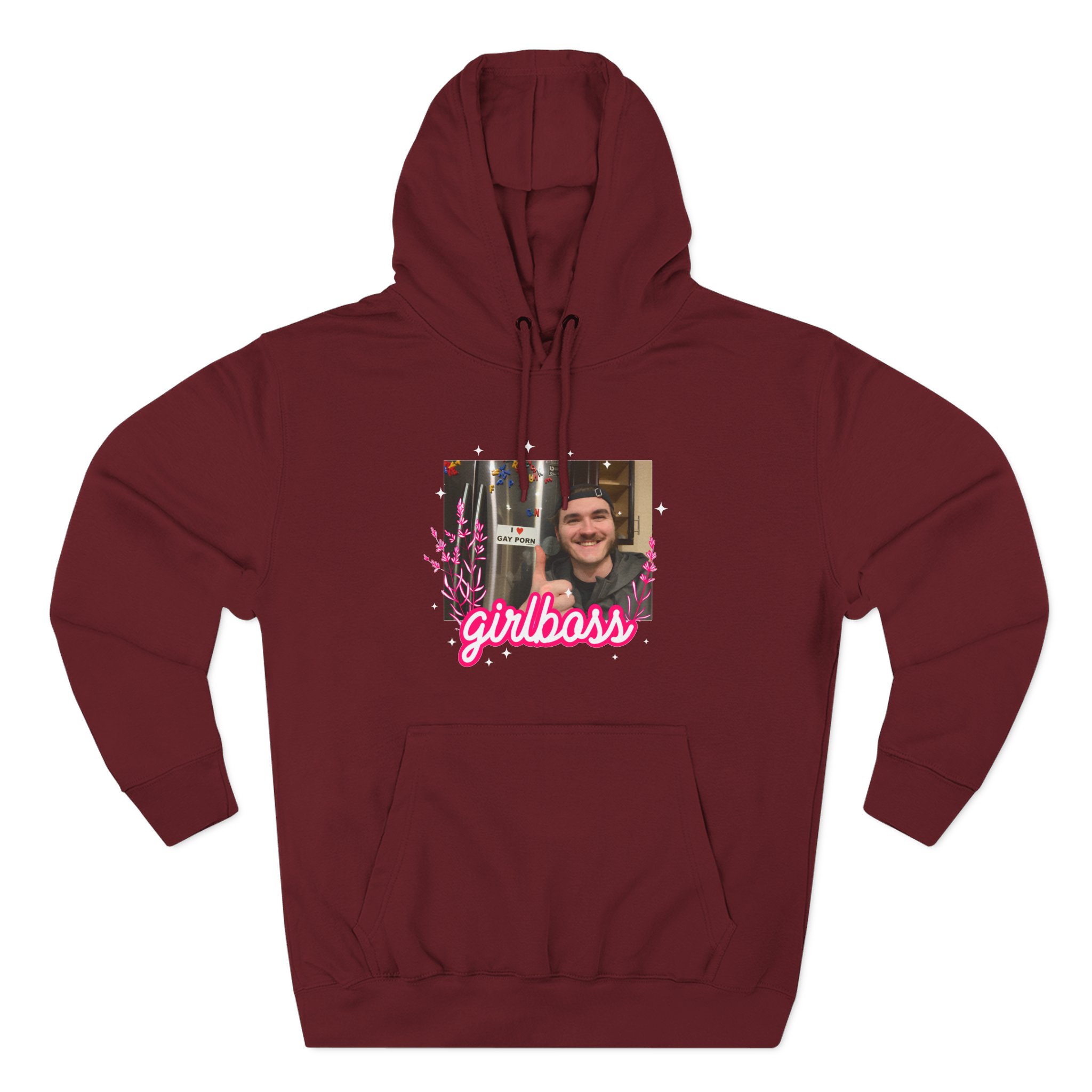 Jschlatt Girlboss Three-Panel Fleece Hoodie - Image 15
