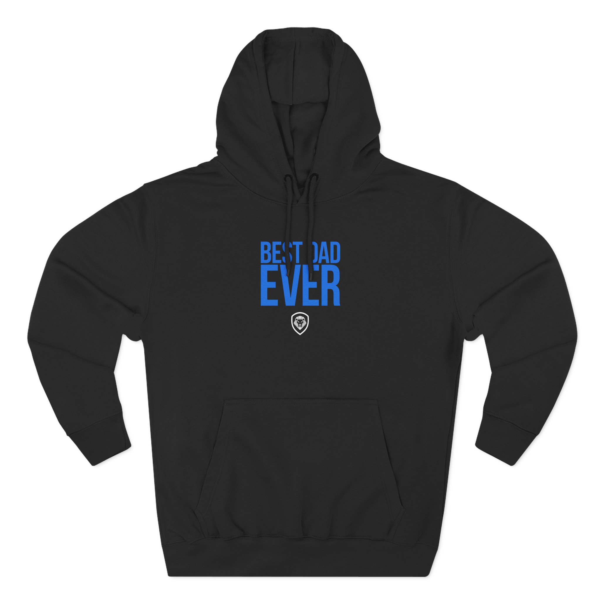 Valuetainment Best Dad Ever Three-Panel Fleece Hoodie
