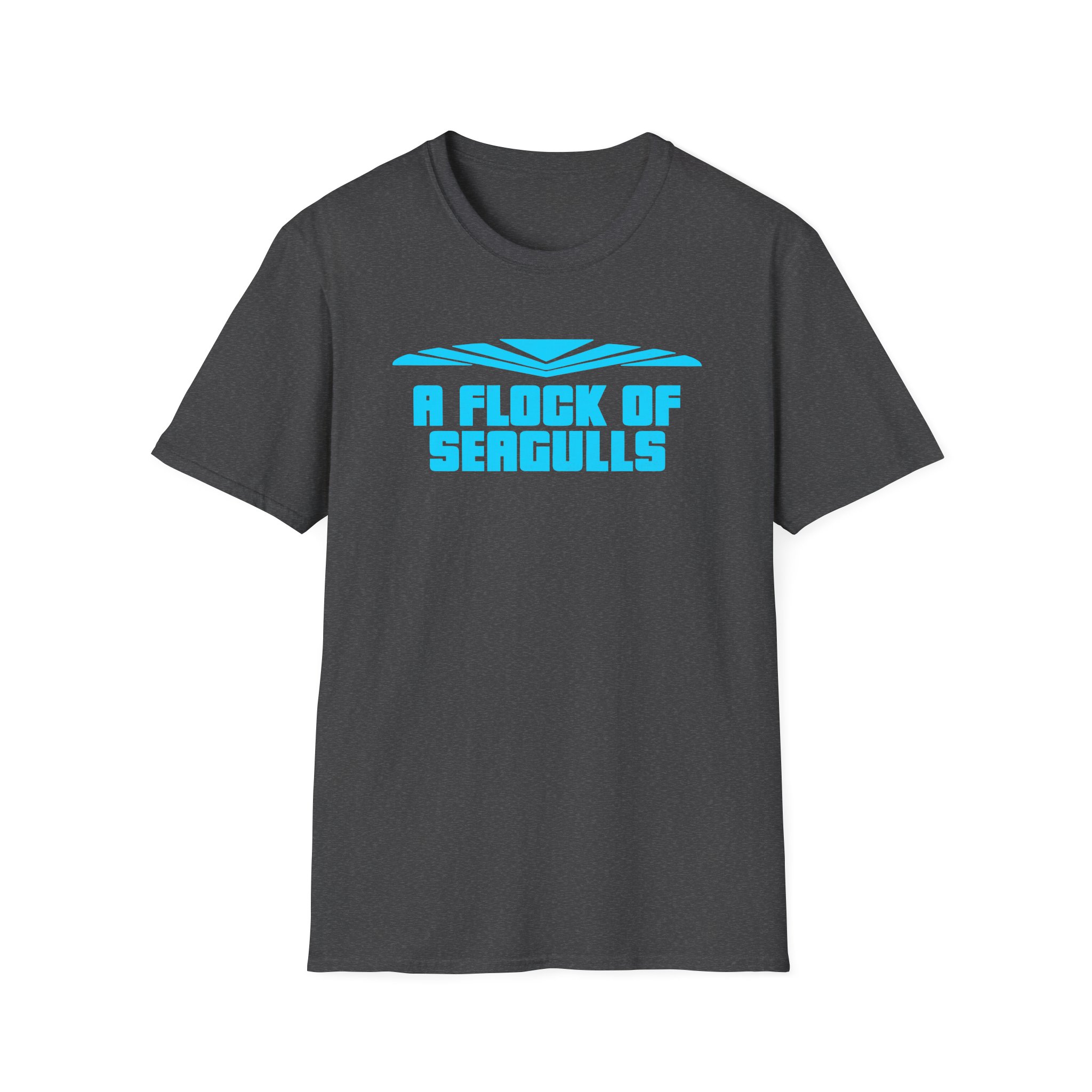 A Flock of Seagulls Logo Unisex Softstyle T-Shirt - Image 11