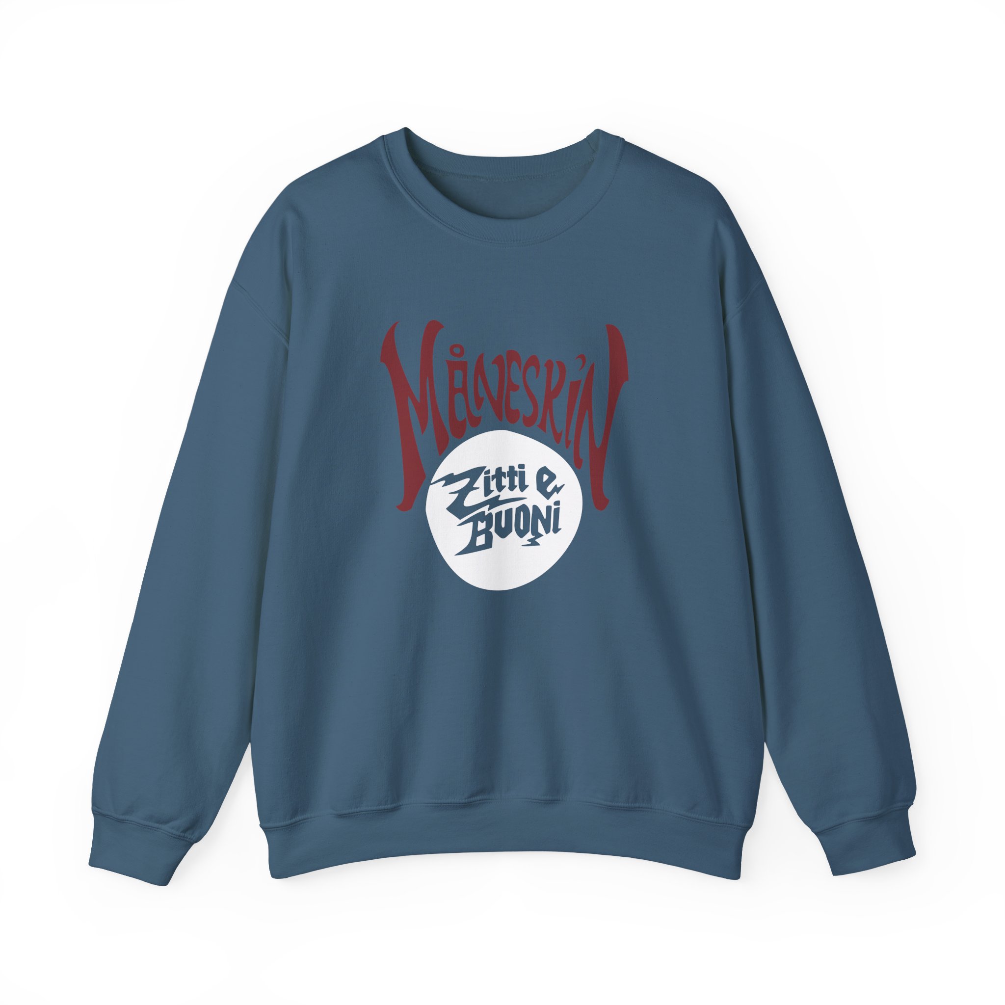 Maneskin Zitti e Buoni Unisex Heavy Blend™ Crewneck Sweatshirt - Image 7
