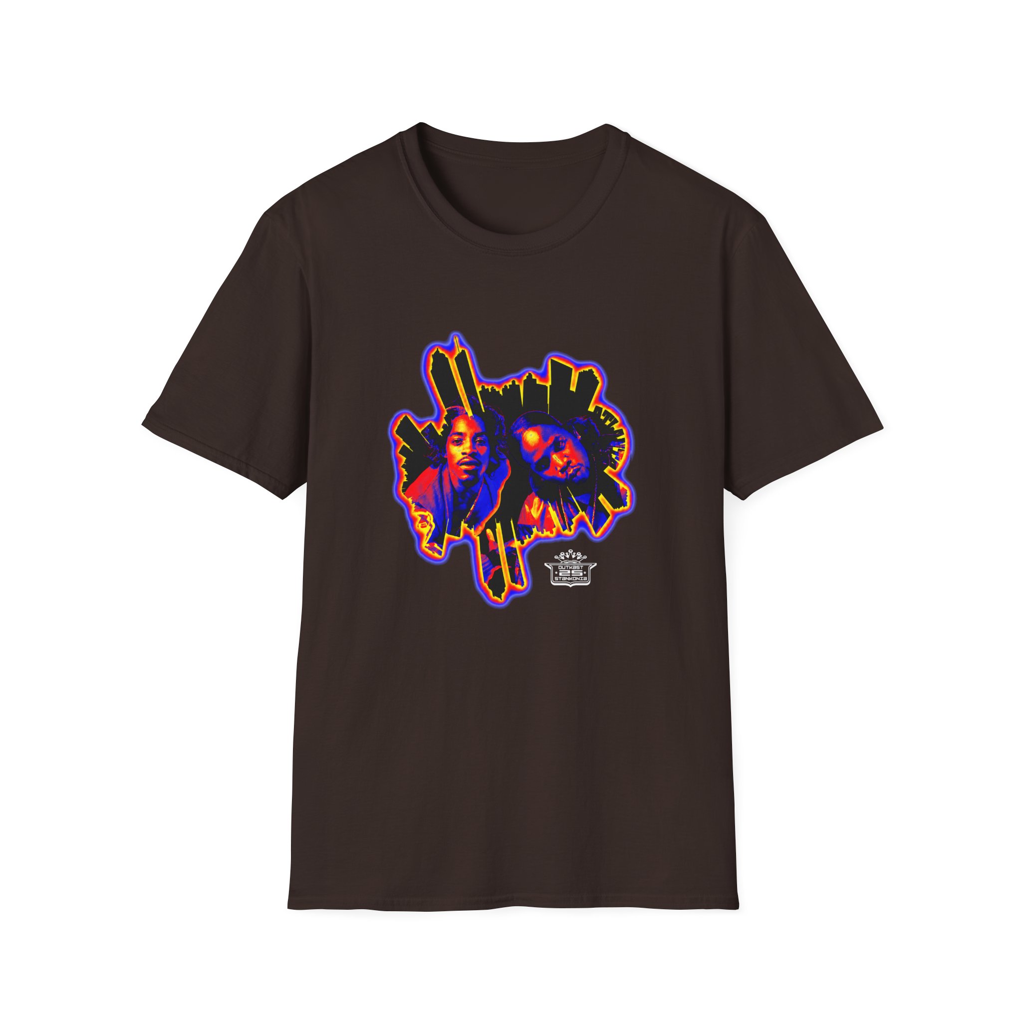 Outkast Skyline Unisex Softstyle T-Shirt - Image 3