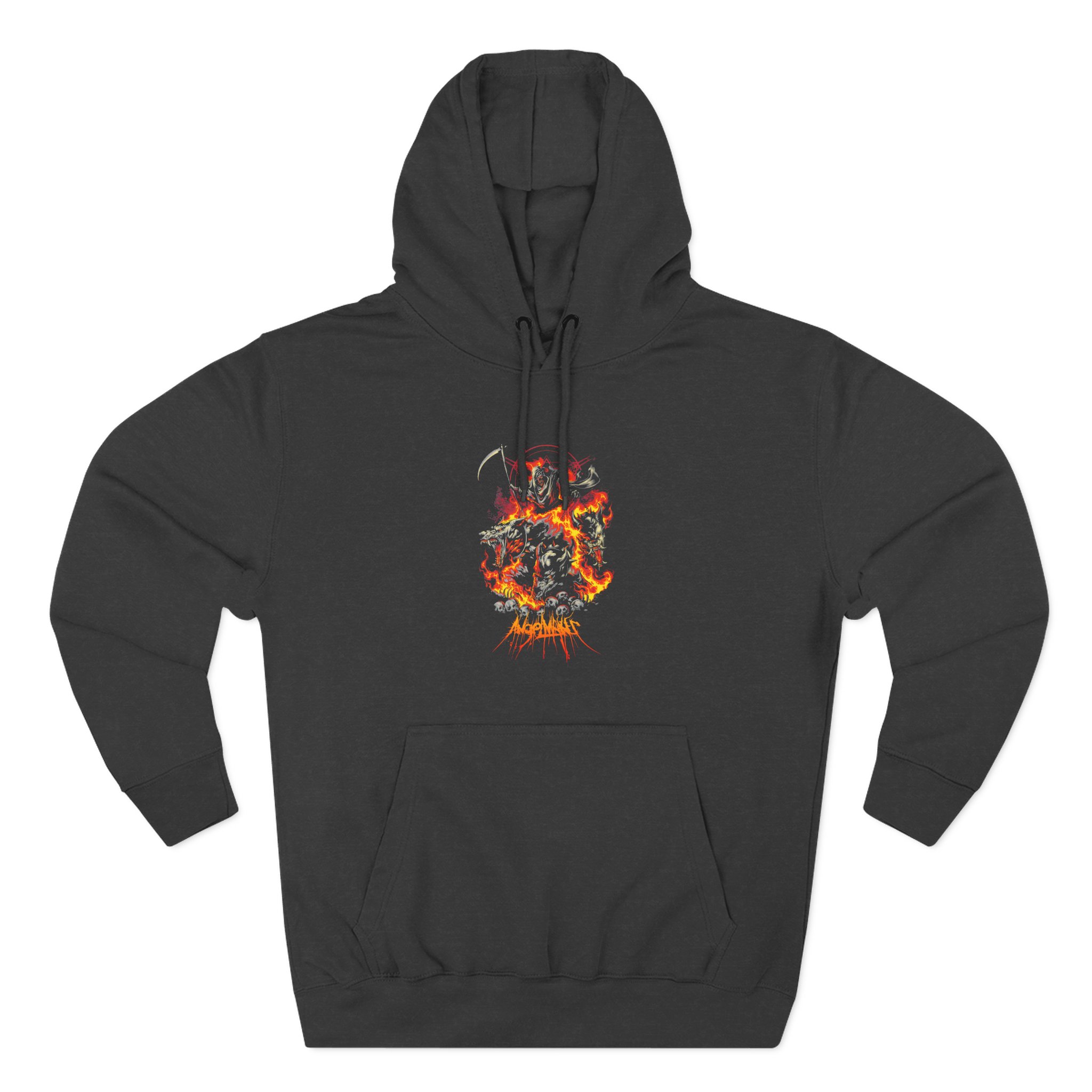 Angelmaker Hellhound Three-Panel Fleece Hoodie - Image 3