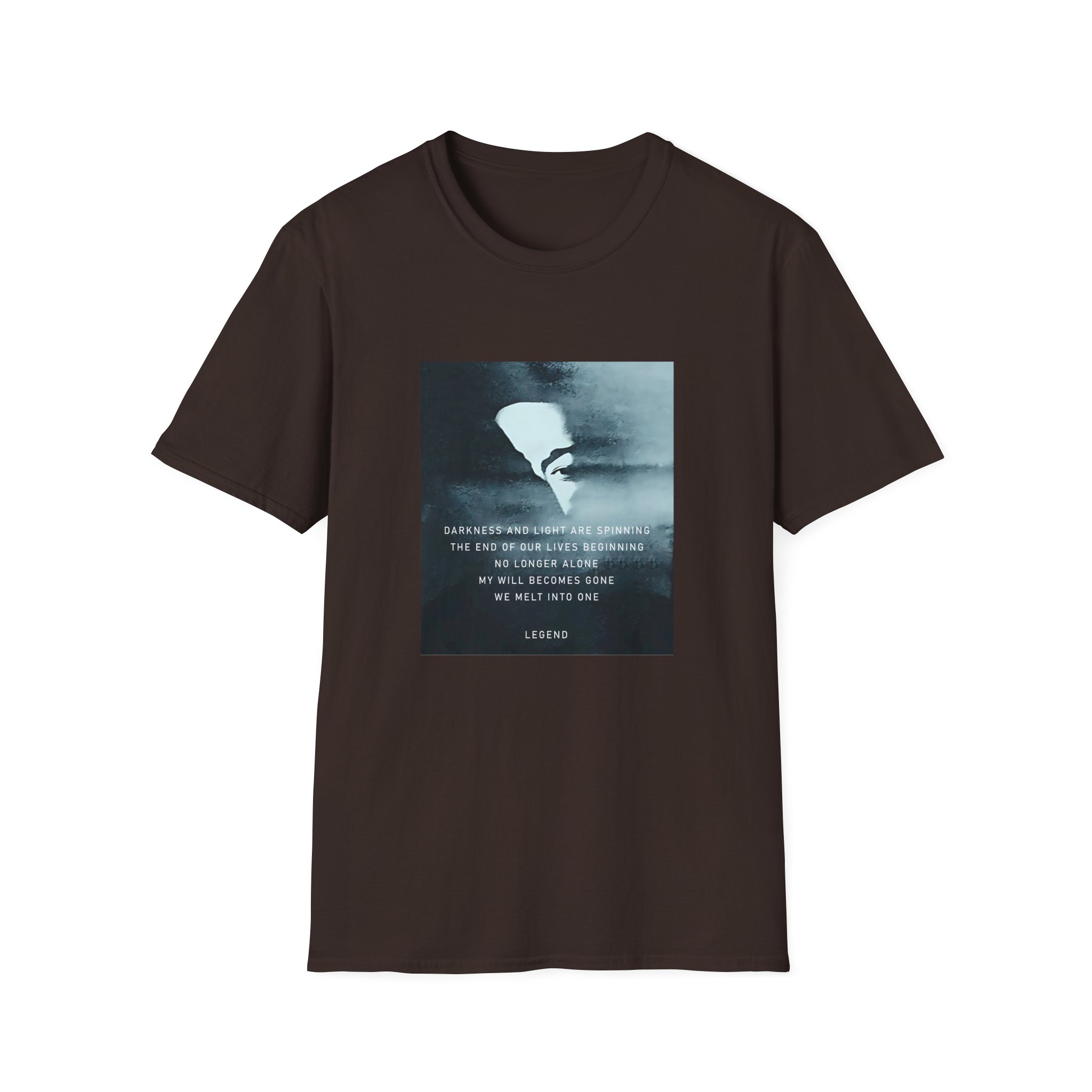 John Legend Darkness Lyrics Unisex Softstyle T-Shirt - Image 3