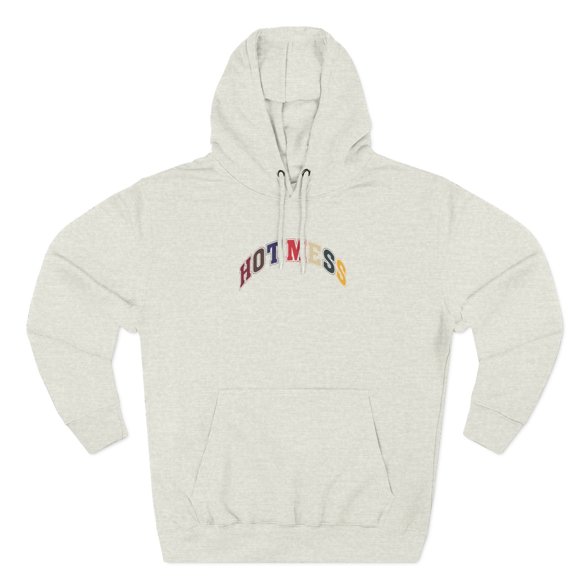 Alix Earle Hot Mess Varsity Three-Panel Fleece Hoodie - Image 7