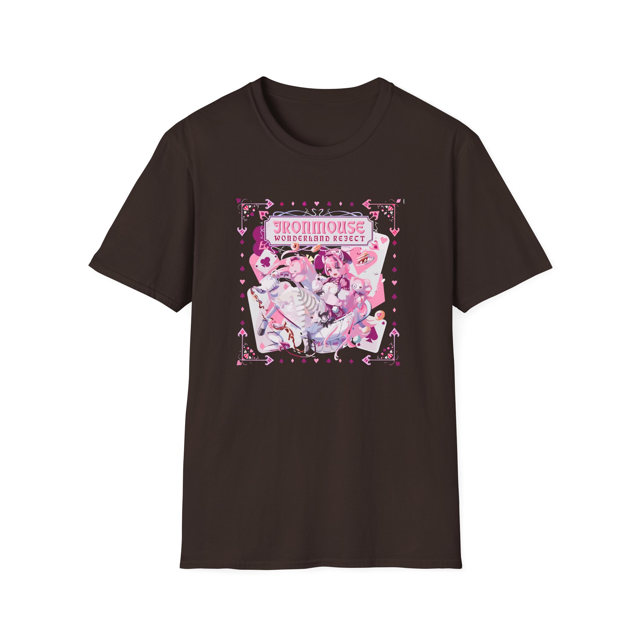 Ironmouse Wonderland Reject Unisex Softstyle T-Shirt - Image 3