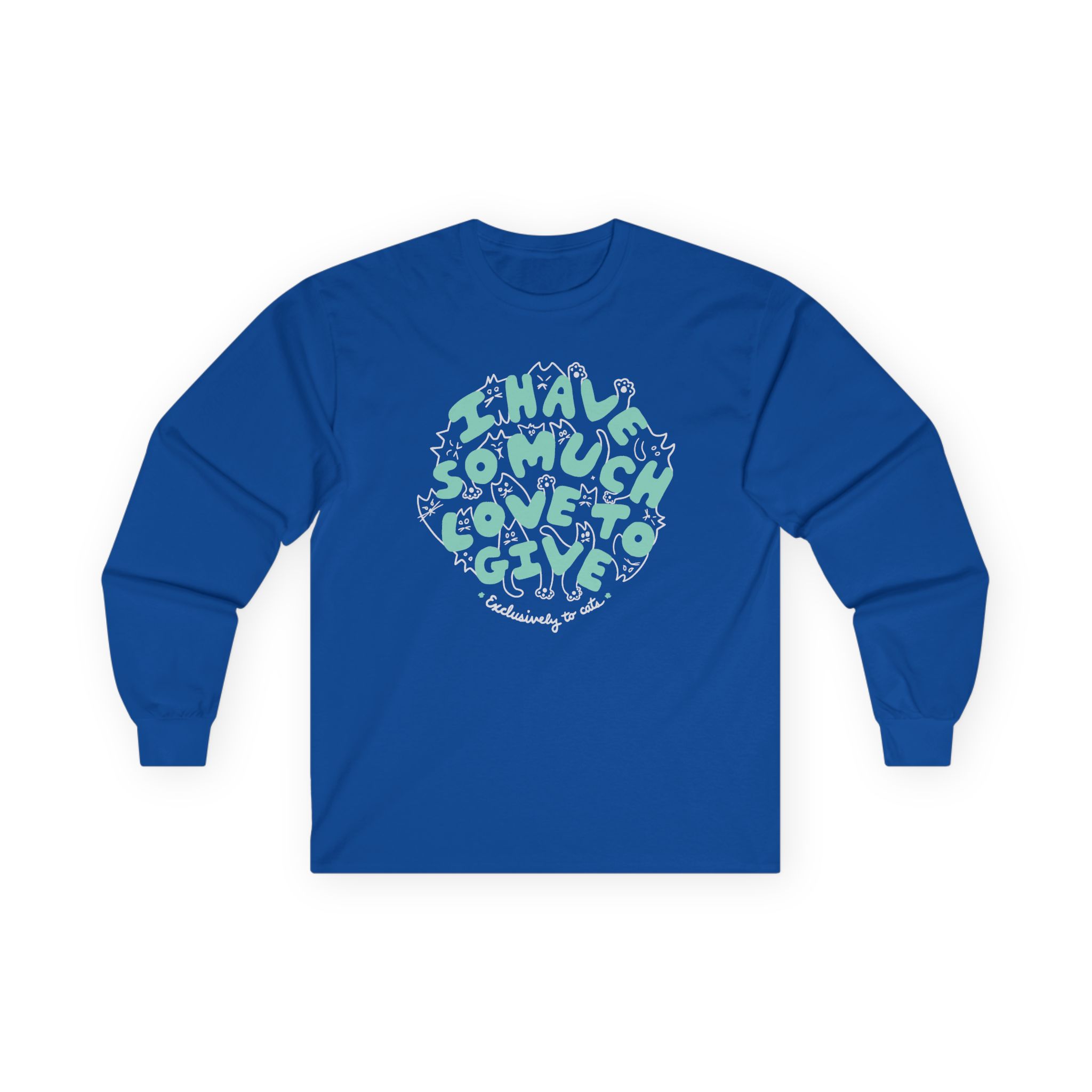 Dropout Exclusively To Cats Unisex Ultra Cotton Long Sleeve Tee - Image 9