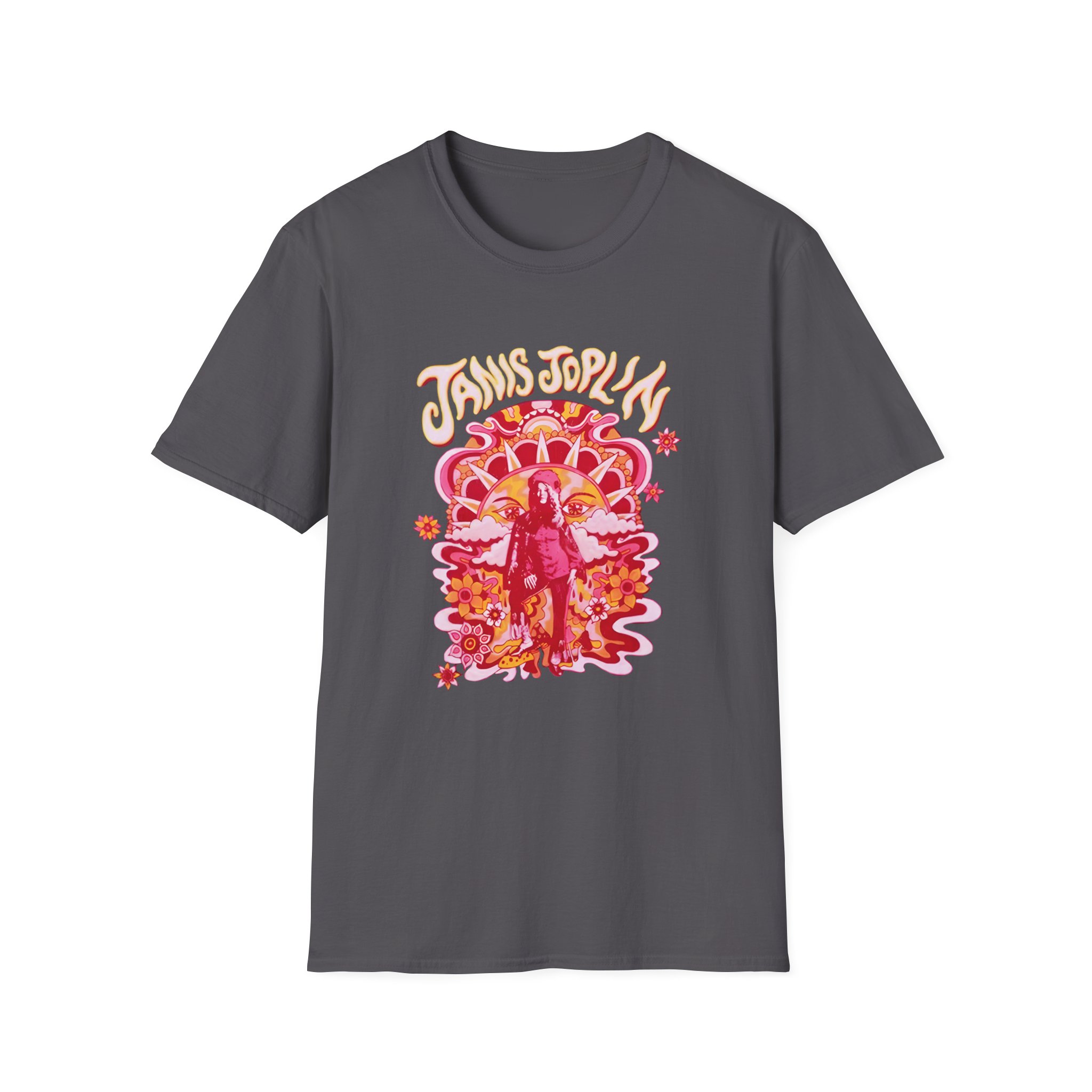 Janis Joplin Groovy Unisex Softstyle T-shirt - Image 13