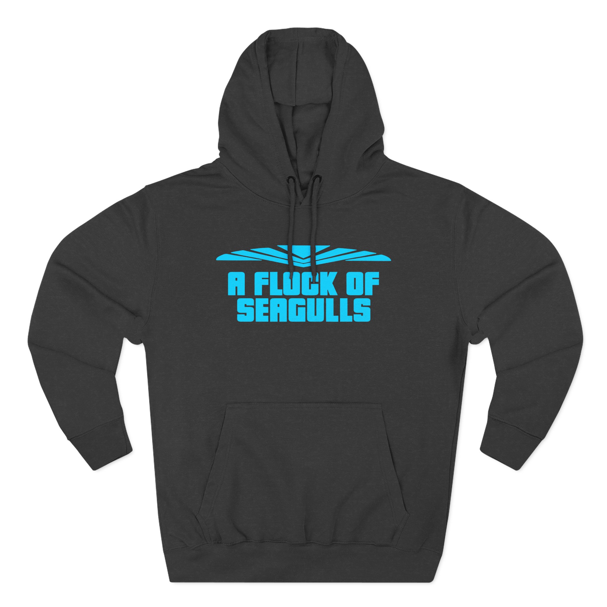 A Flock of Seagulls Logo Three-Panel Fleece Hoodie - Image 3