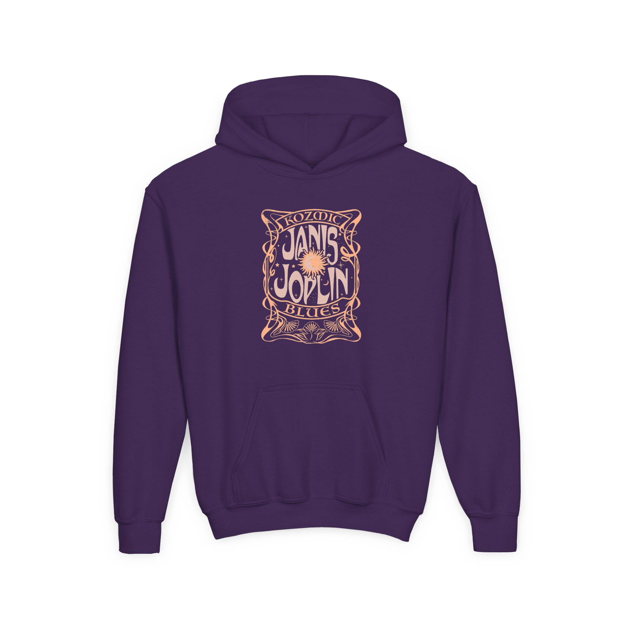 Janis Joplin Kozmic Youth Heavy Blend Hooded Sweatshirt - Image 11