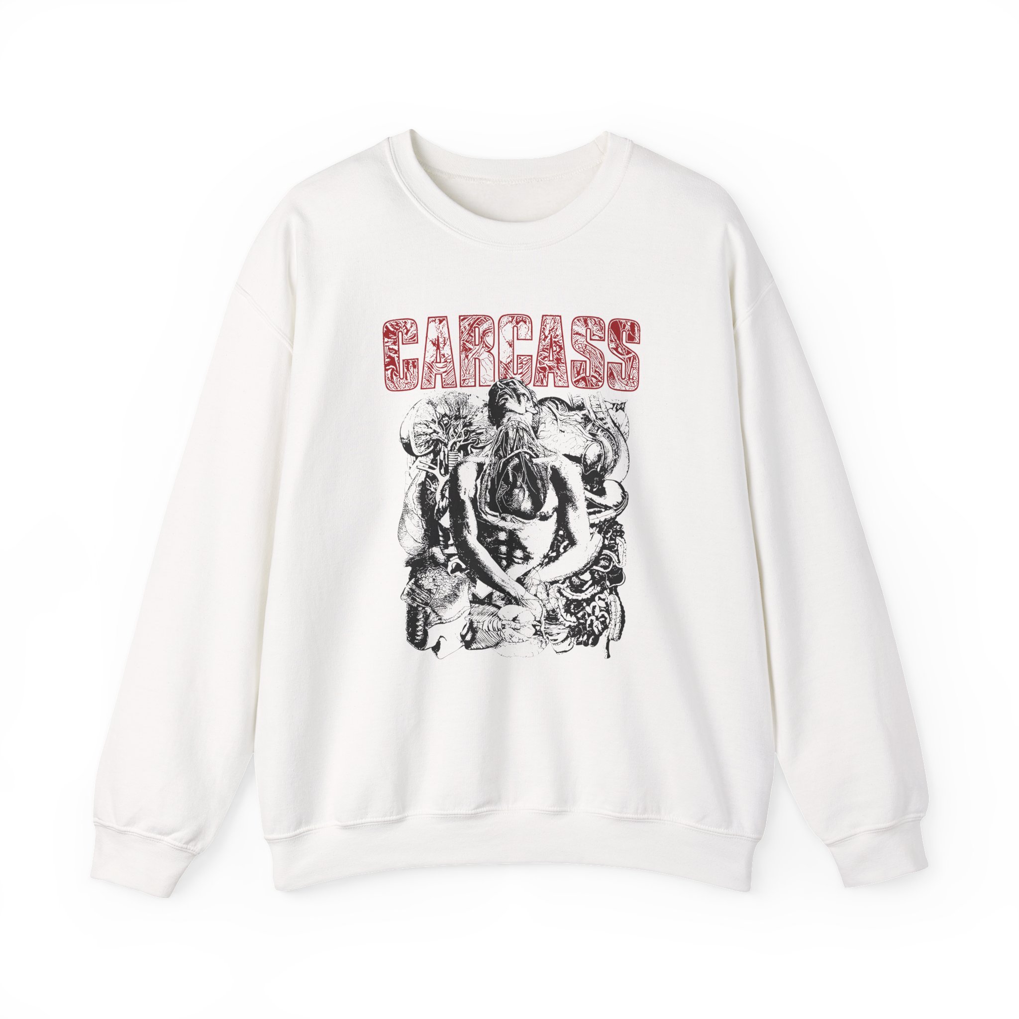 Carcass Torso Unisex Heavy Blend™ Crewneck Sweatshirt - Image 3