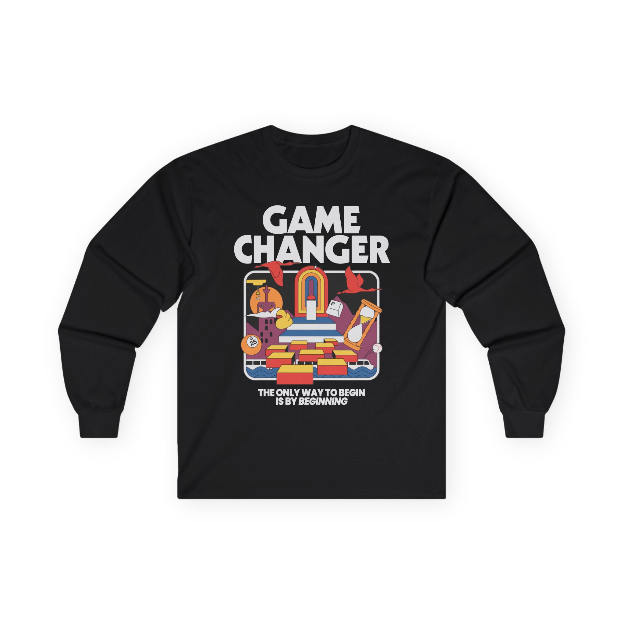 Dropout Game Changer Ringer Unisex Ultra Cotton Long Sleeve Tee
