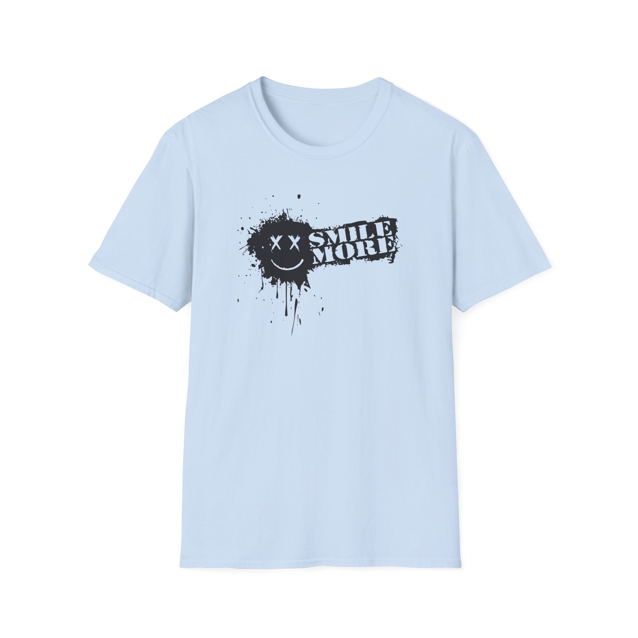 Roman Atwood Smile More Splatter Unisex Softstyle T-Shirt - Image 21