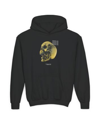 Deadbeats Gold Skull Youth Heavy Blend Hooded Sweatshirt