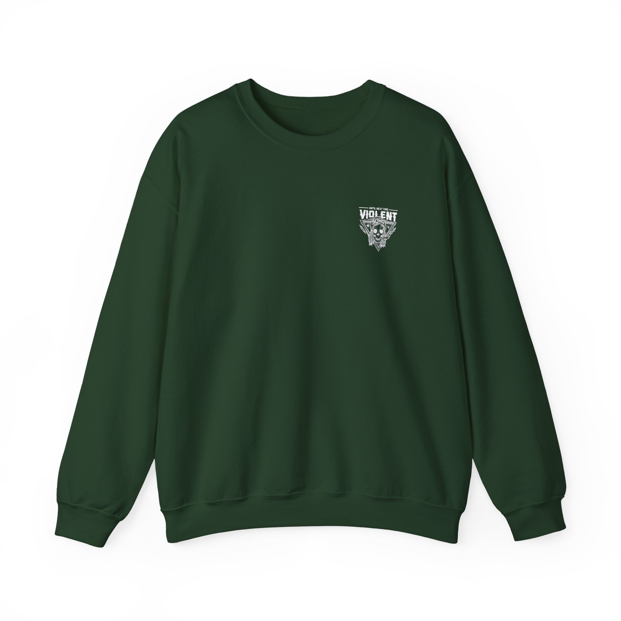 Violent Soho Until Next Time Blazin' Skull Unisex Heavy Blend™ Crewneck Sweatshirt - Image 9