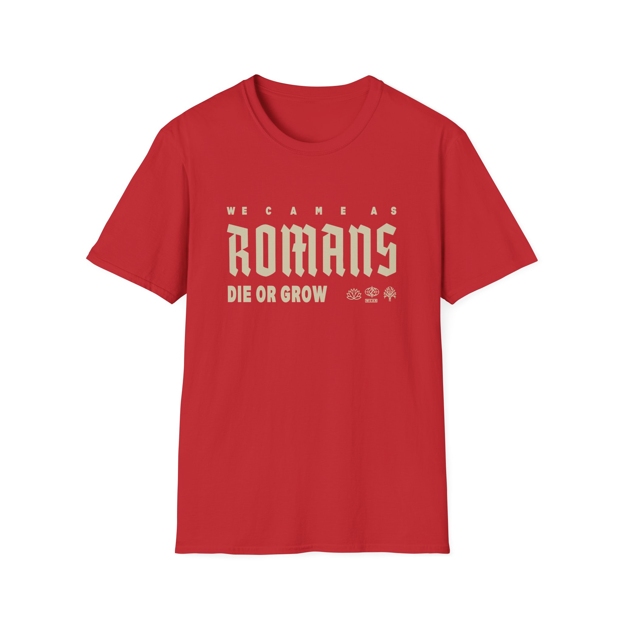 We Came as Romans Die or Grow Unisex Softstyle T-Shirt - Image 25