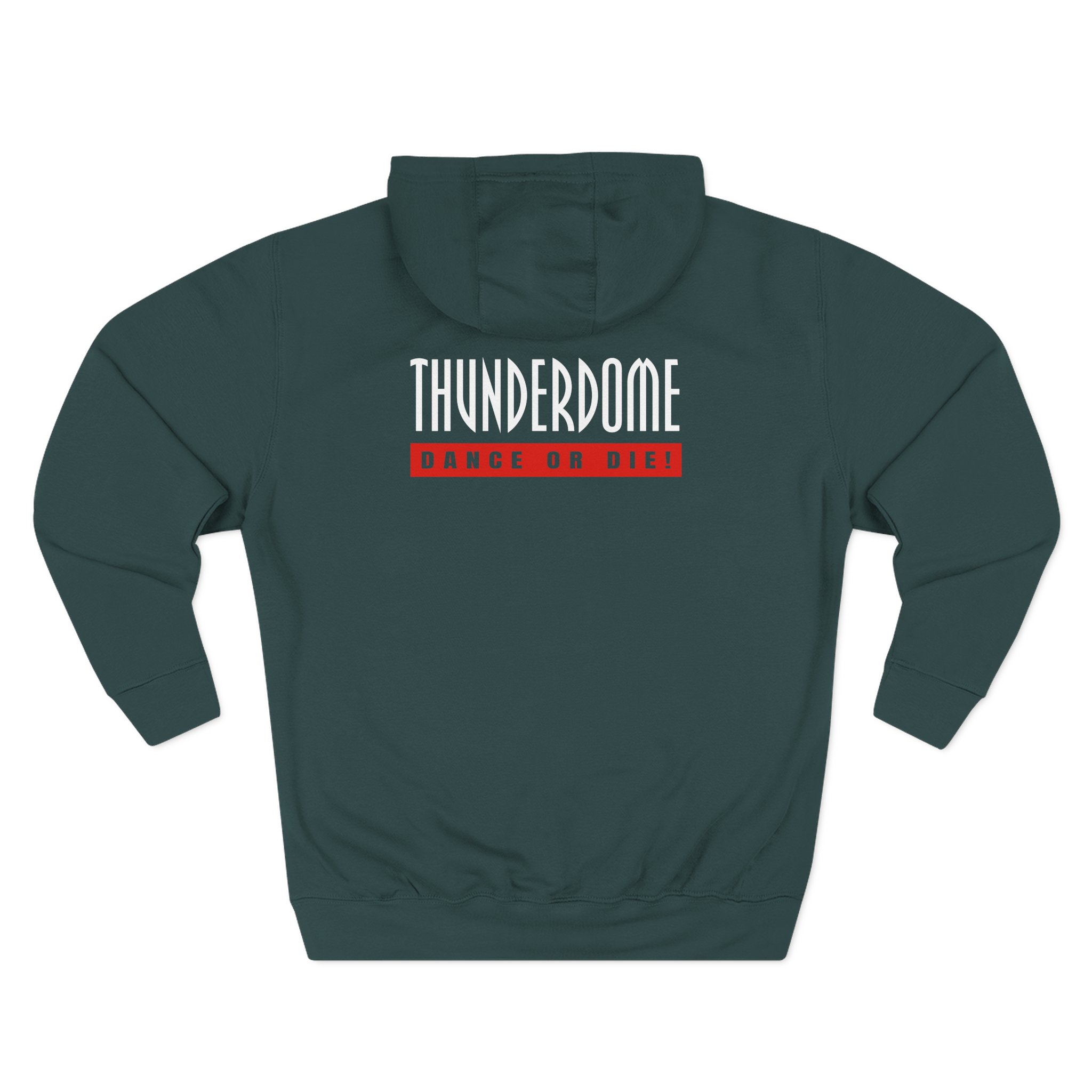 Thunderdome Dance Or Die Three-panel Fleece Hoodie - Image 6