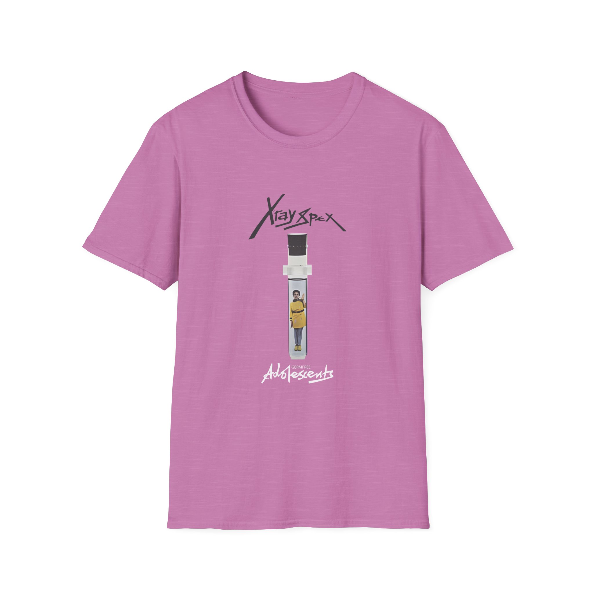 X-ray Spex Germ Free Single Tube Unisex Softstyle T-Shirt - Image 27