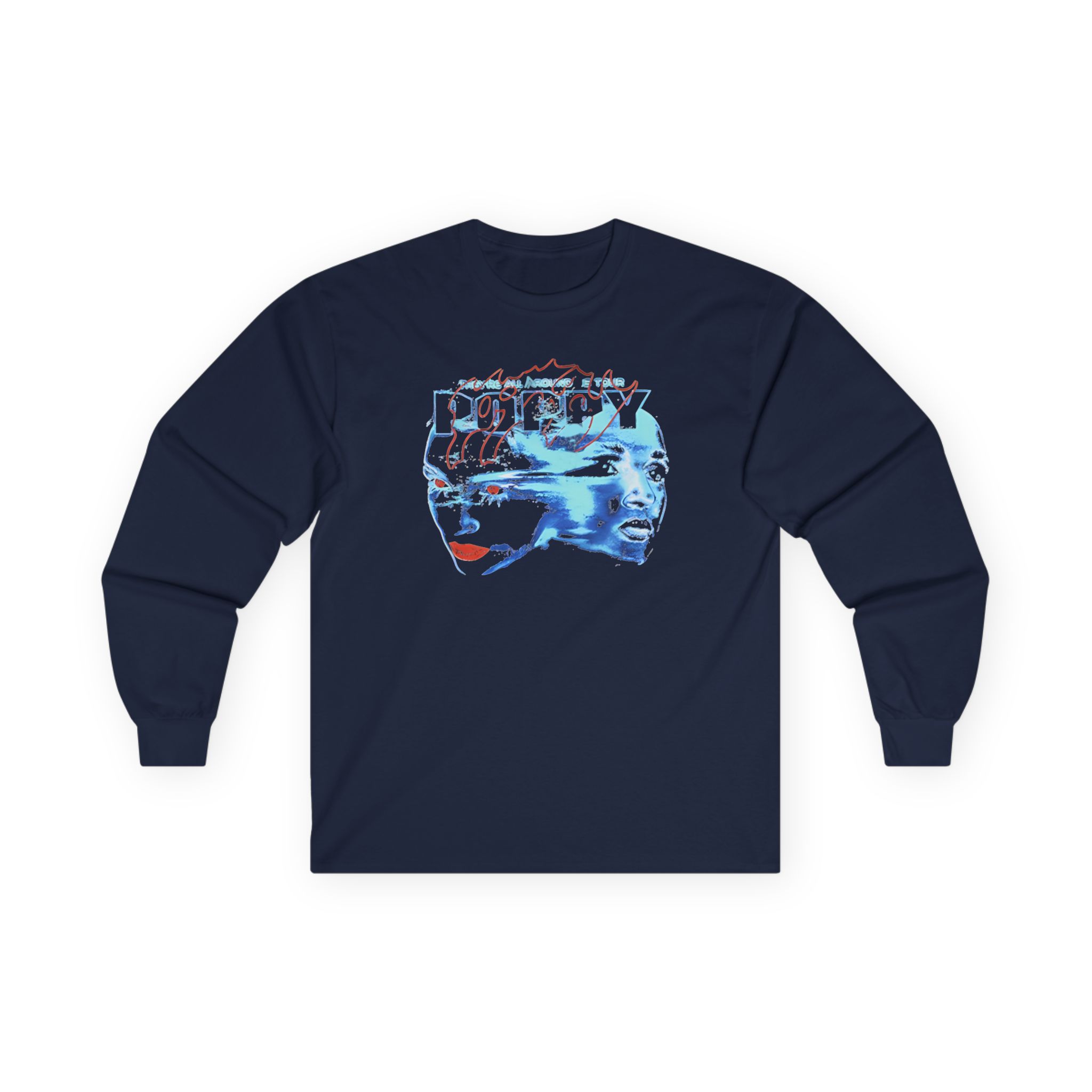 Poppy They Are All Around Us Tour Unisex Ultra Cotton Long Sleeve Tee - Image 5