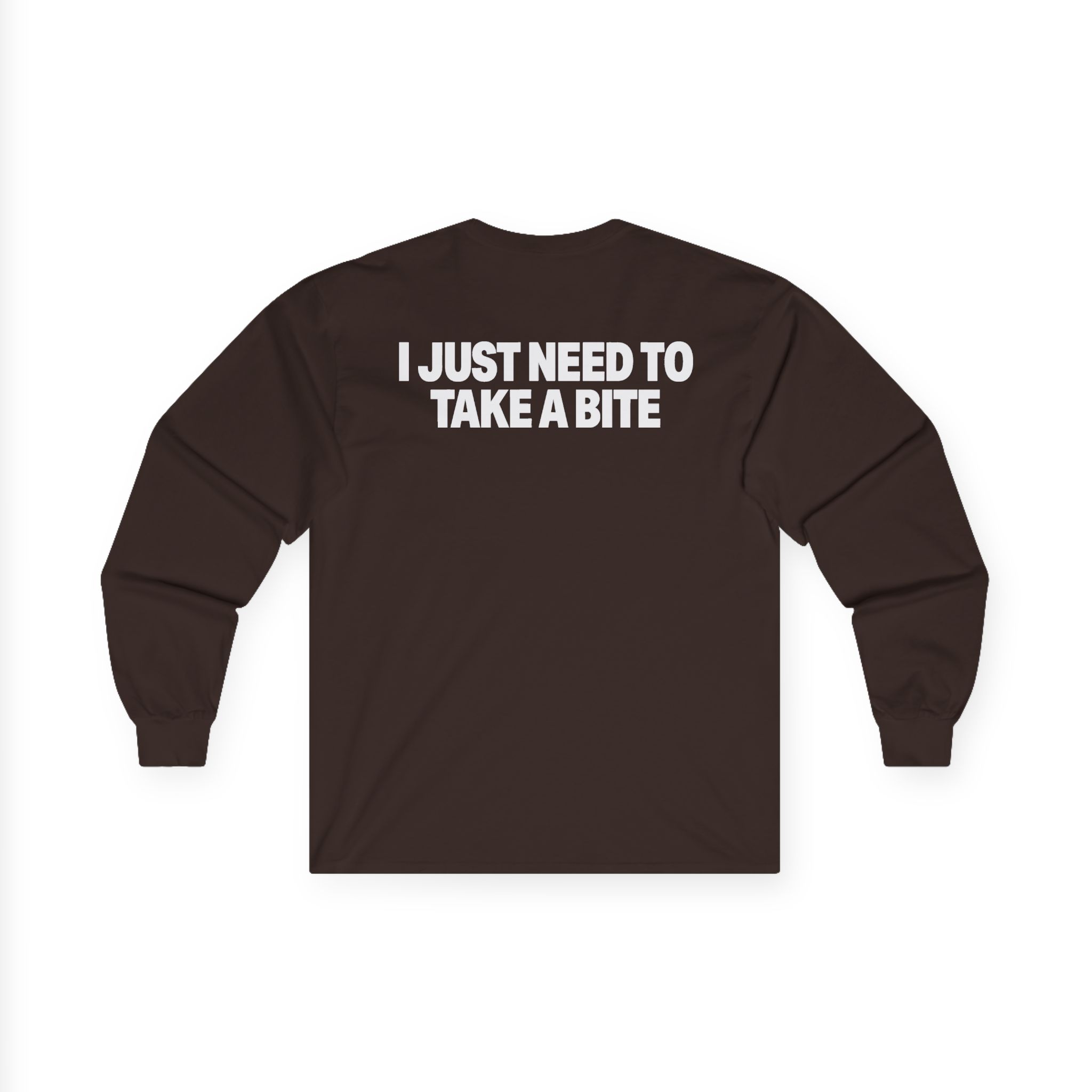 D L Take a Bite Cherry Unisex Ultra Cotton Long Sleeve Tee - Image 6