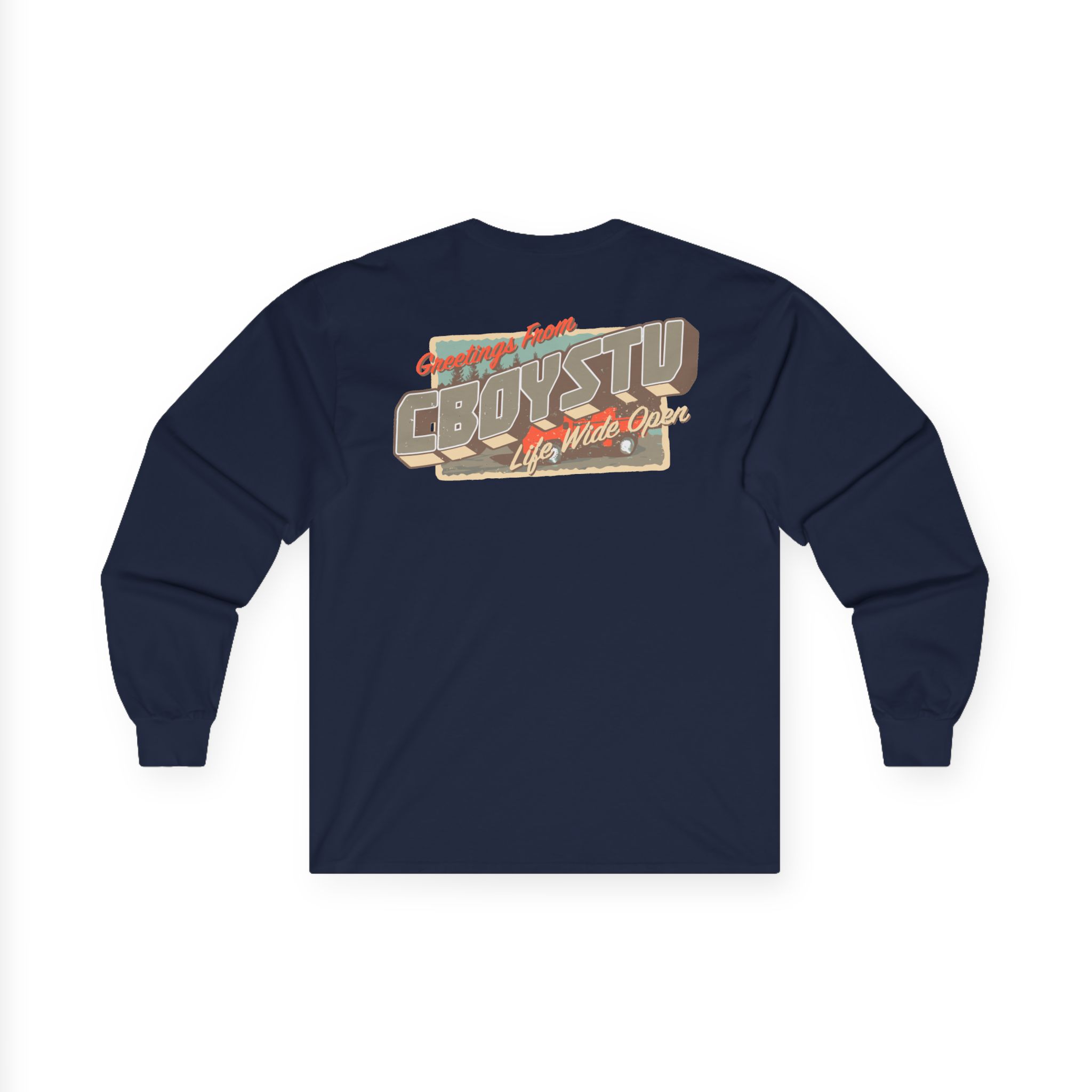 Cboystv Postcard Unisex Ultra Cotton Long Sleeve Tee - Image 22