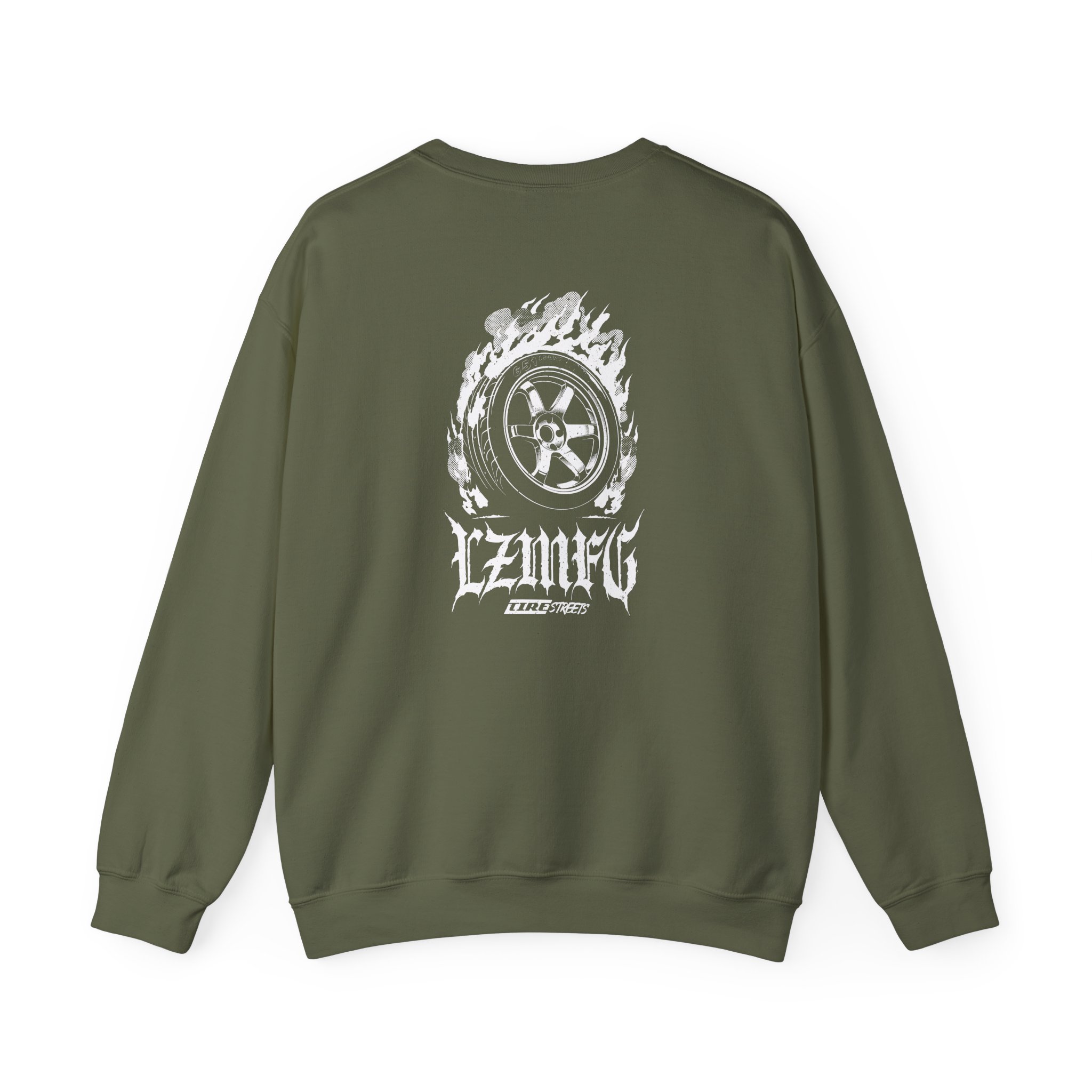 Adam LZ Tire Fire Unisex Heavy Blend™ Crewneck Sweatshirt - Image 8