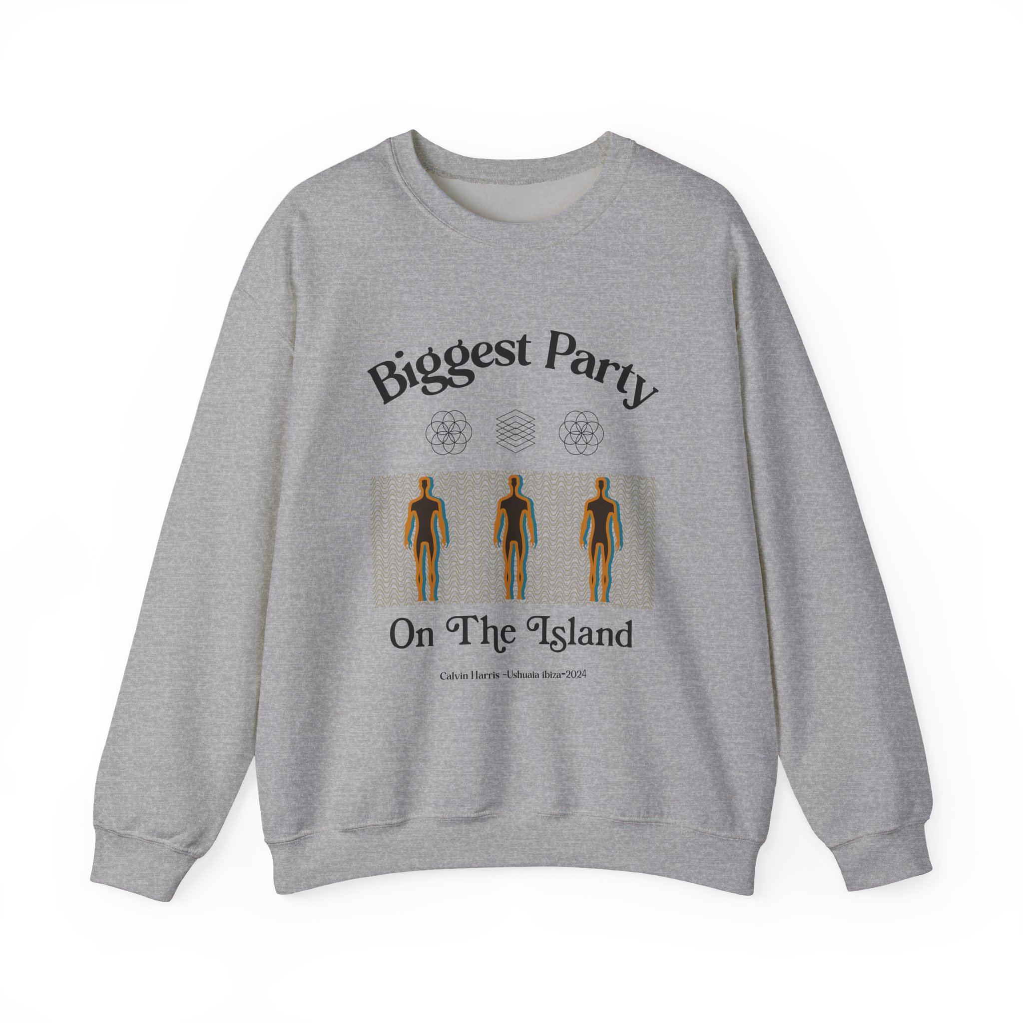 Calvin Harris Ushuaia Higher Island Party Unisex Heavy Blend™ Crewneck Sweatshirt - Image 7