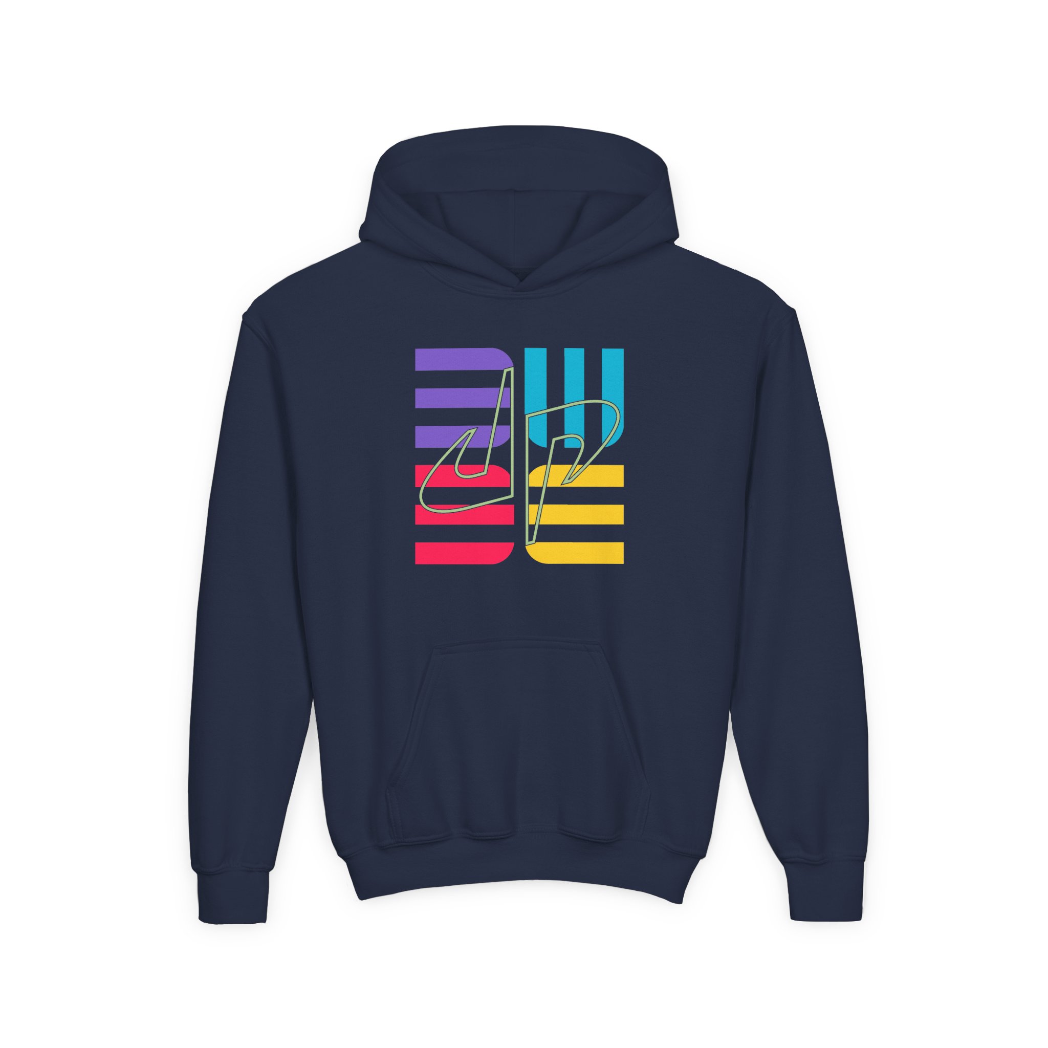 Dude Perfect Neon Champ Youth Heavy Blend Hooded Sweatshirt - Image 11