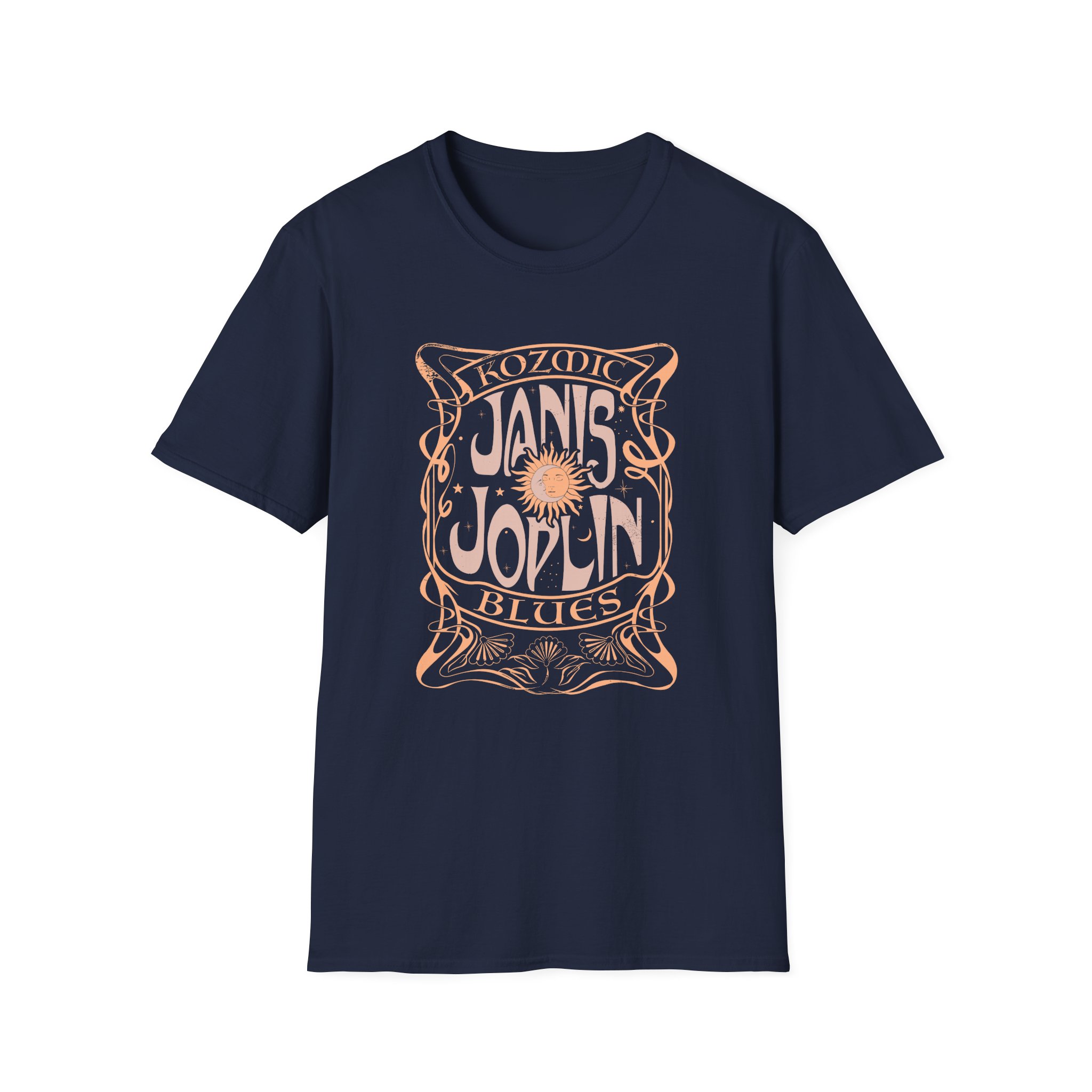 Janis Joplin Kozmic Unisex Softstyle T-shirt - Image 21