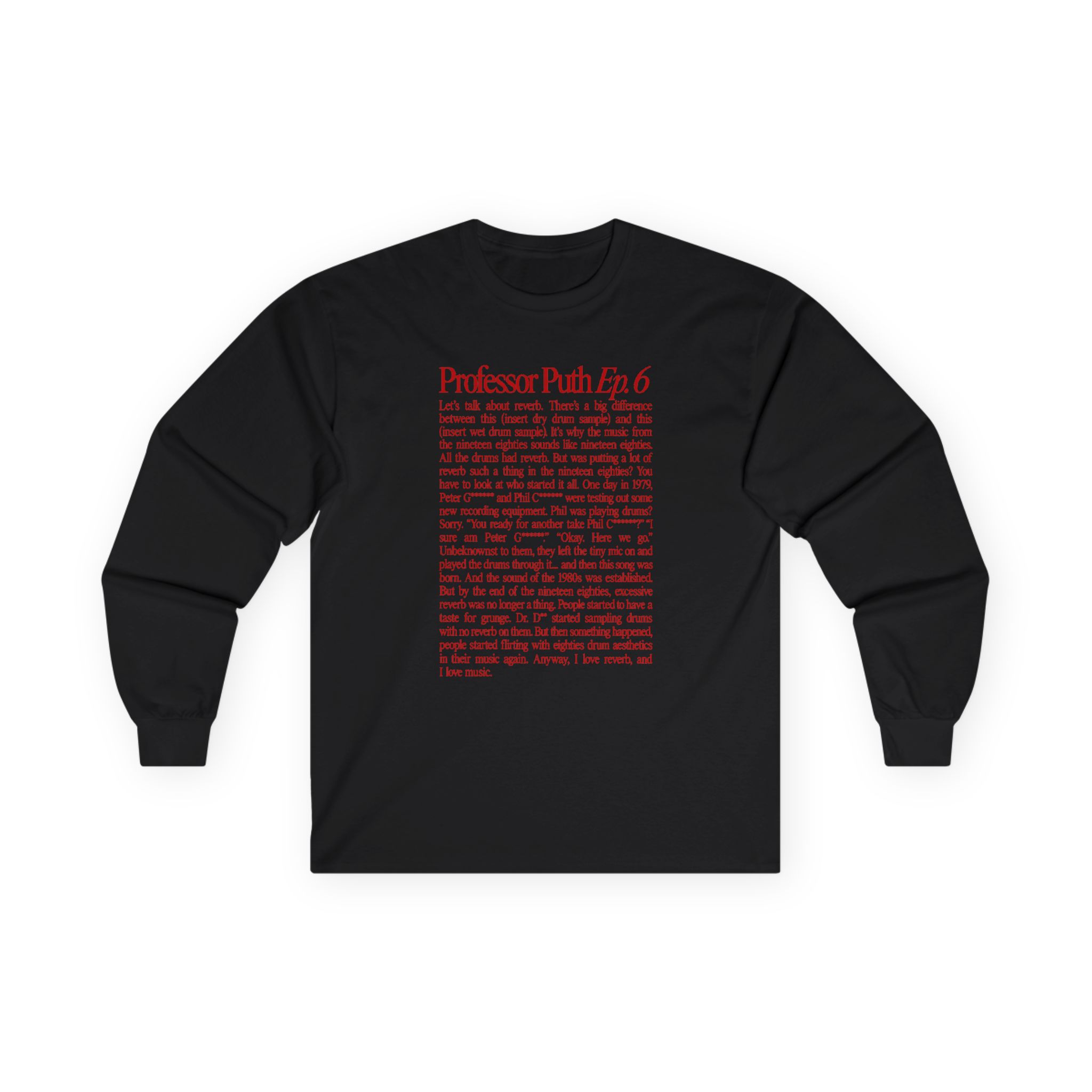 Charlie Puth Professor Puth Unisex Ultra Cotton Long Sleeve Tee - Image 5