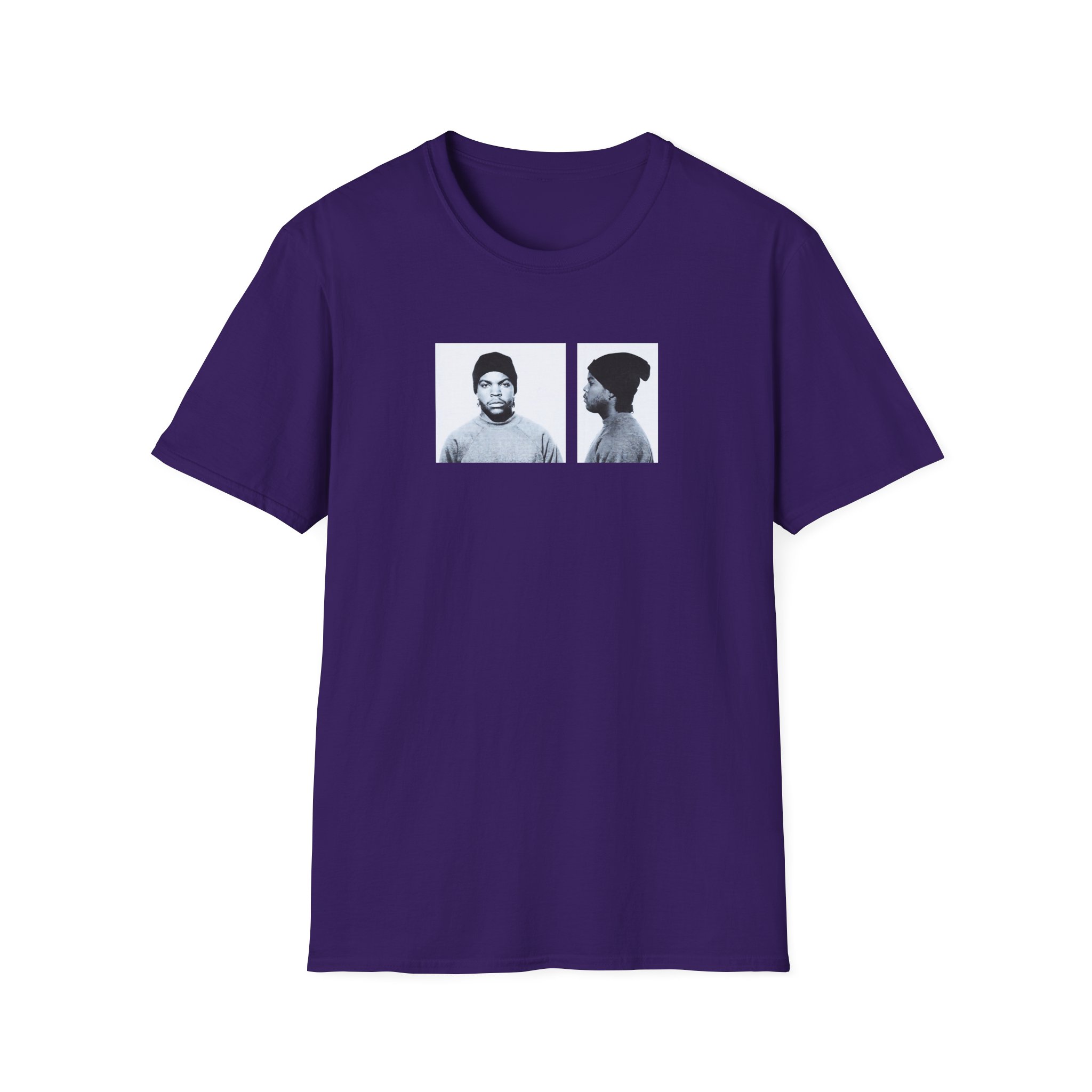 Ice Cube Mug Shot Unisex Softstyle T-Shirt - Image 29