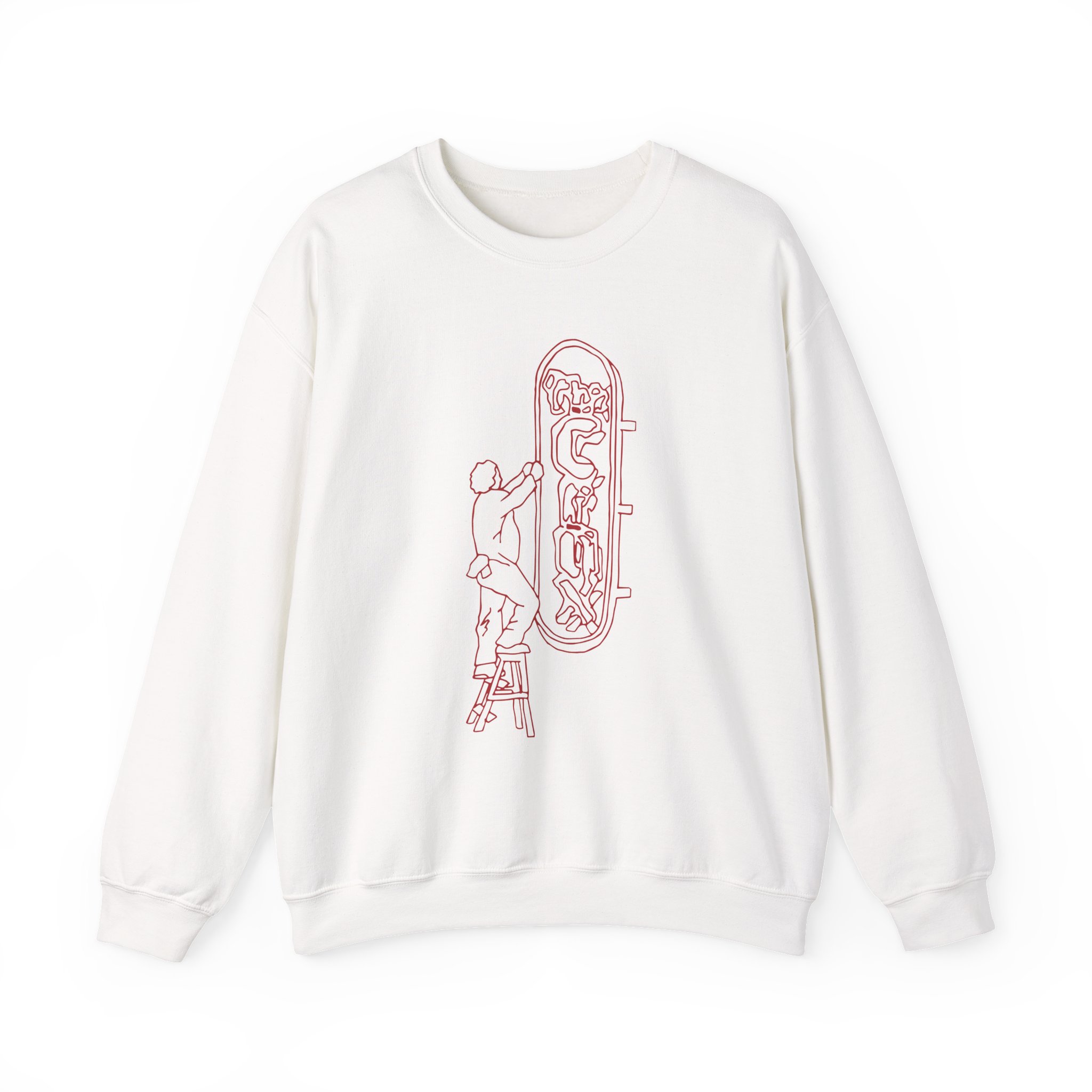 Djo The Crux Sign Ringer Unisex Heavy Blend™ Crewneck Sweatshirt