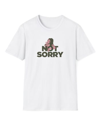 D L Not Sorry Unisex Softstyle T-Shirt