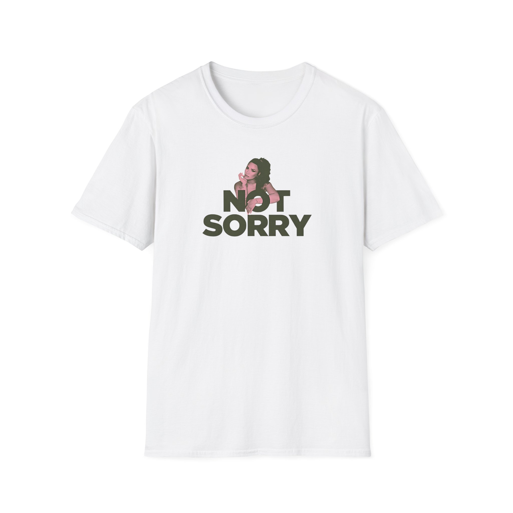D L Not Sorry Unisex Softstyle T-Shirt