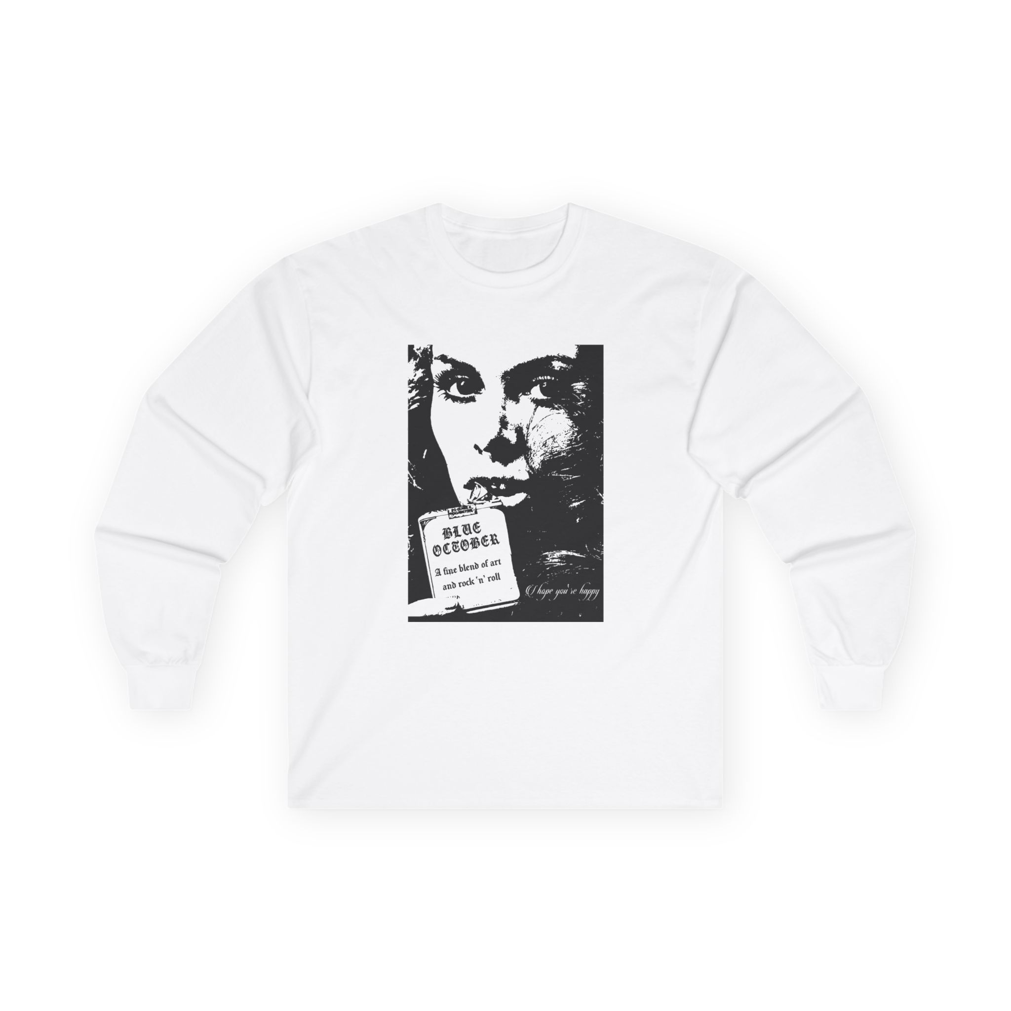 Blue October a Fine Blend Unisex Ultra Cotton Long Sleeve Tee - Image 3