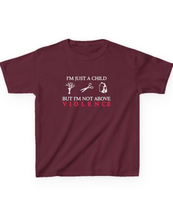 Kids Ethel Cain Not Above Violence Heavy Cotton™ Tee