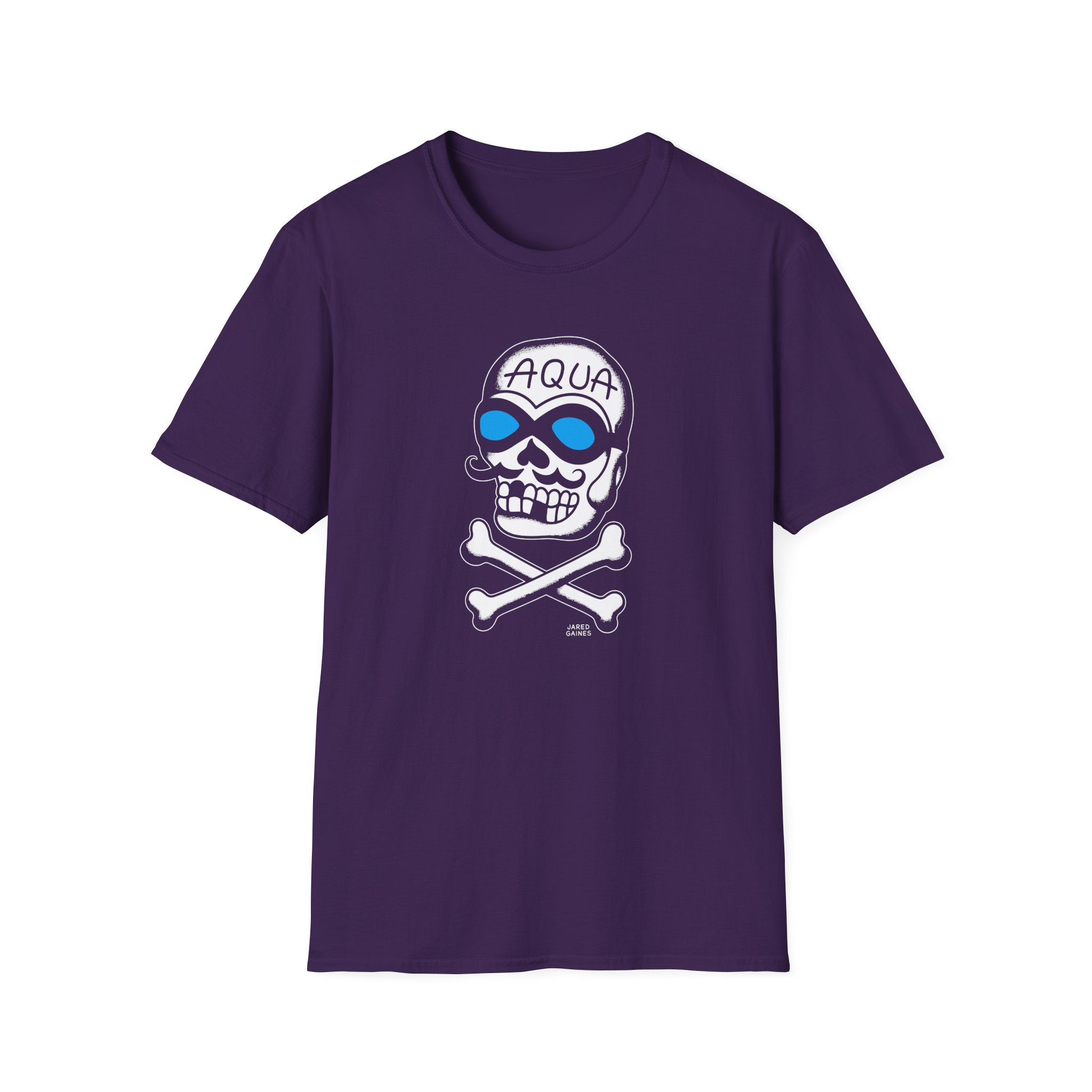 The Aquabats! * Jared Gaines AquaSkully! Unisex Softstyle T-Shirt - Image 15