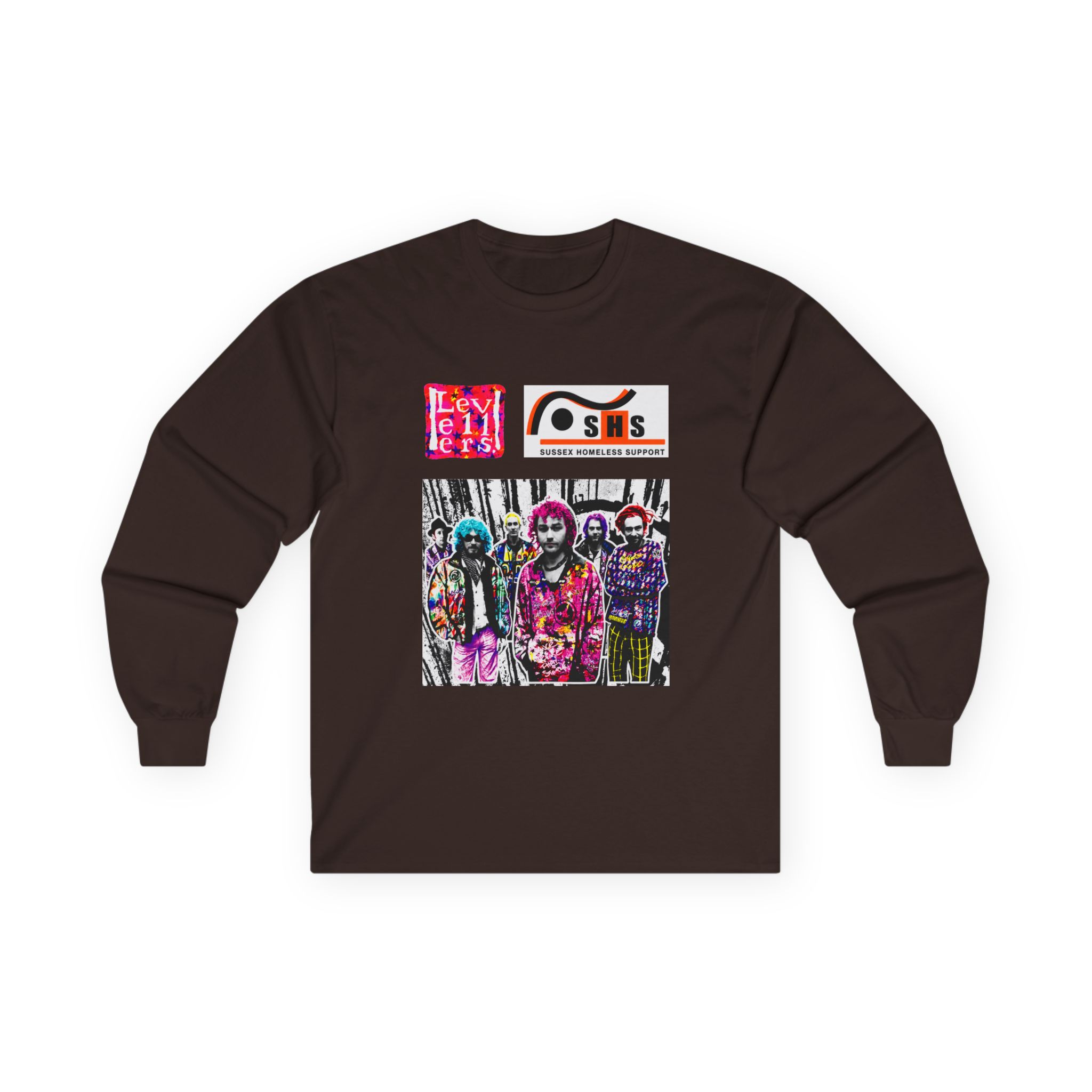 Levellers Postman Print Unisex Ultra Cotton Long Sleeve Tee - Image 3
