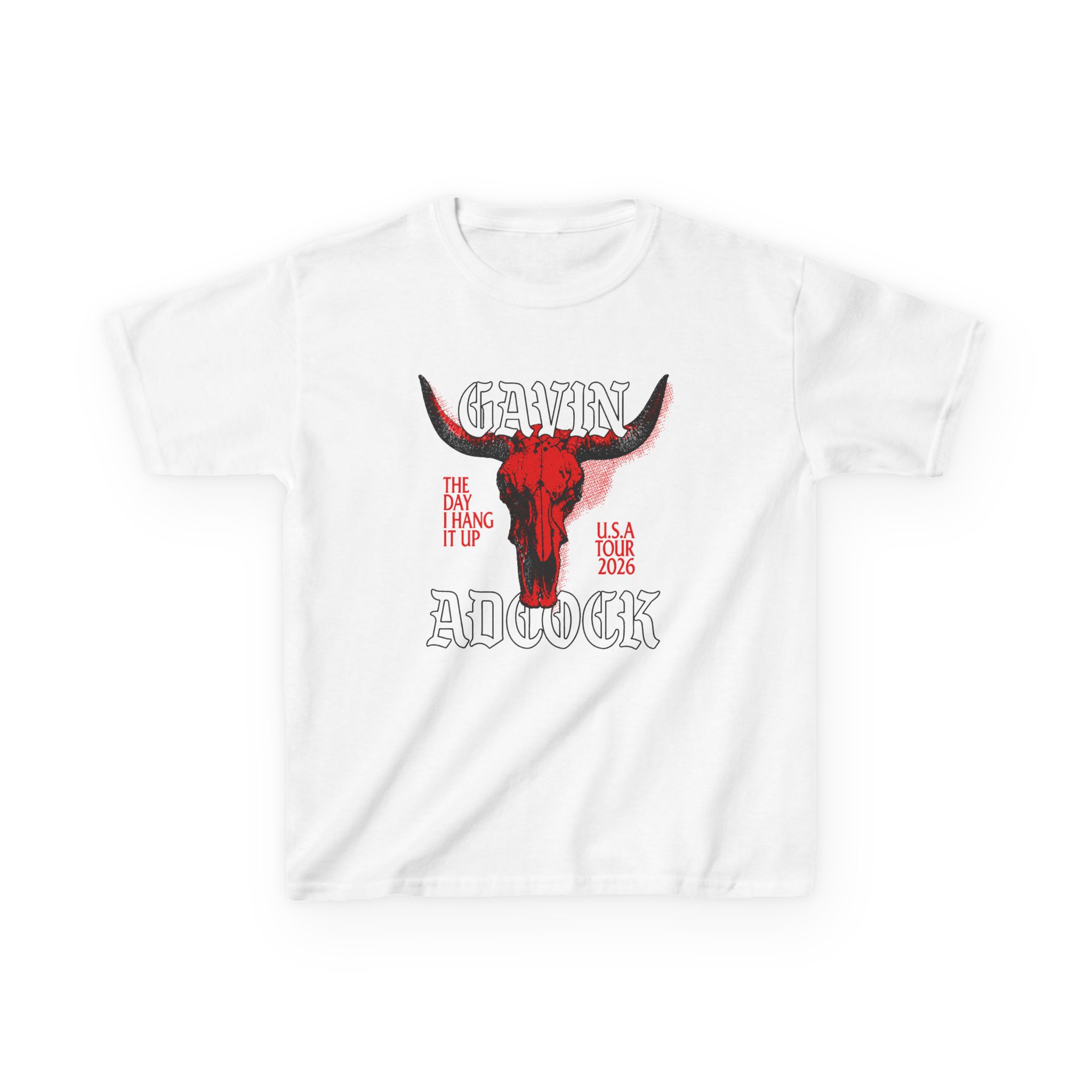 Gavin Adcock Ivory Steerhead Kids Heavy Cotton™ Tee