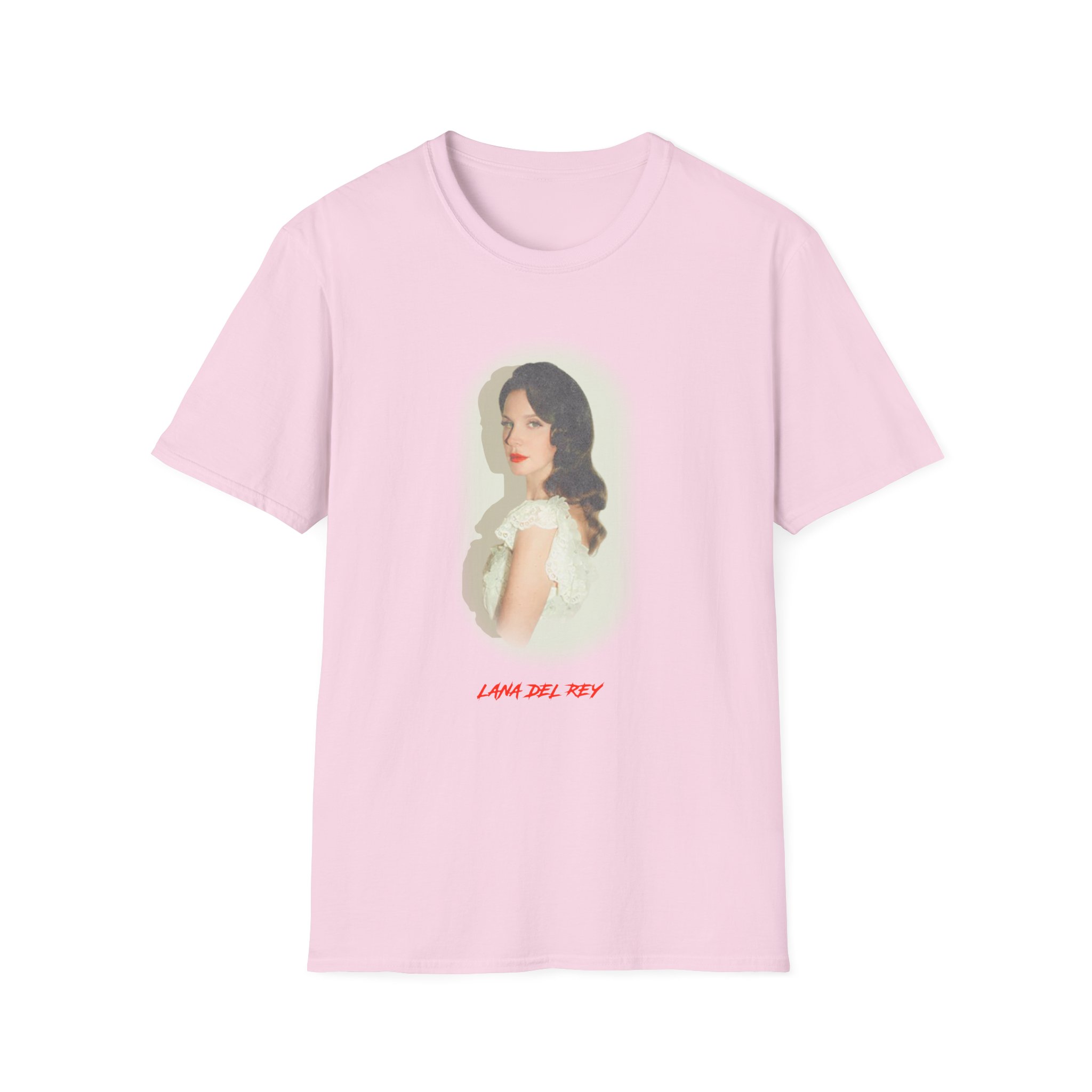 Lanadelrey Indio Portrait Unisex Softstyle T-Shirt - Image 25