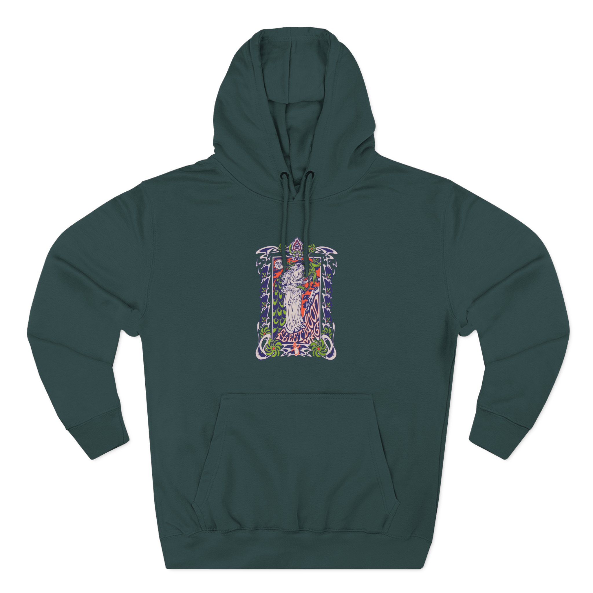 Fleetwood Mac Lady Lyre Three-panel Fleece Hoodie - Image 5