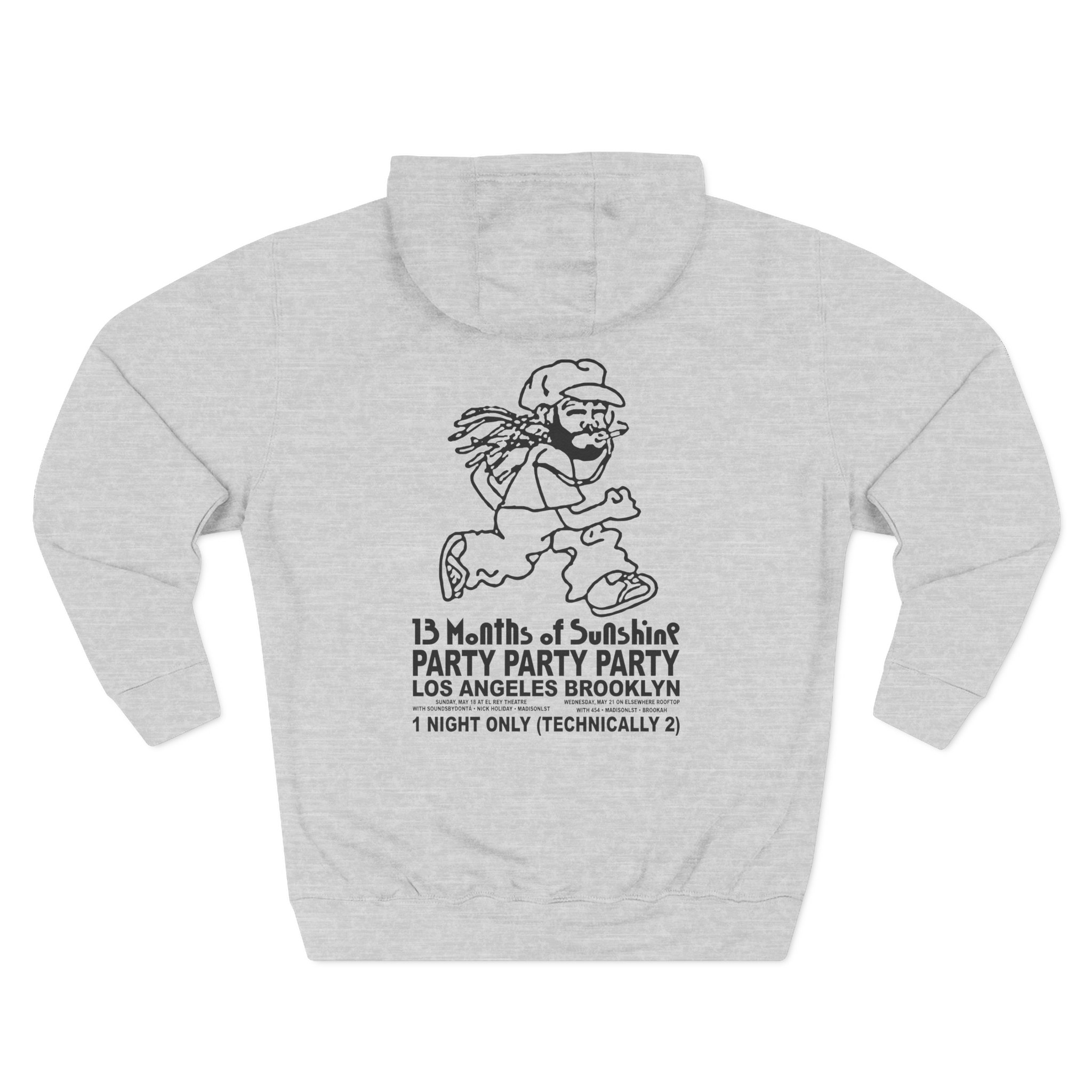 Aminé 13 Seasons Show Three-Panel Fleece Hoodie - Image 4