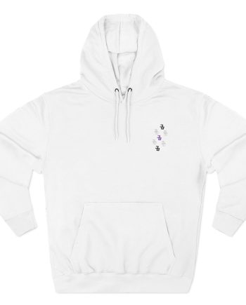 Koenigsegg Gridded Three-Panel Fleece Hoodie