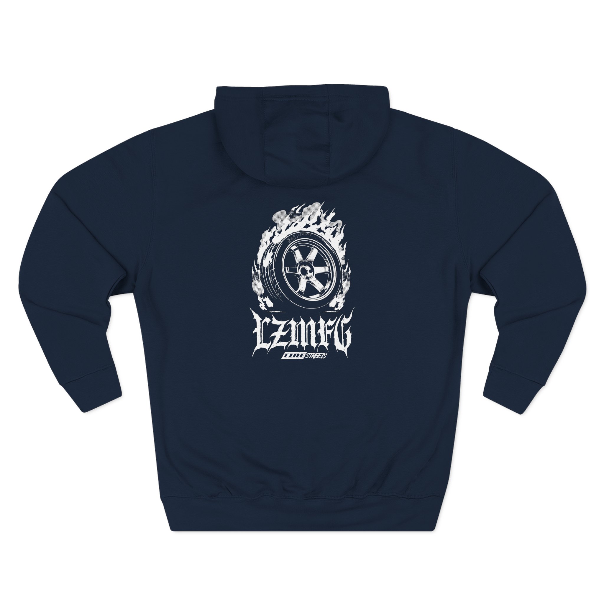 Adam LZ Tire Fire Three-Panel Fleece Hoodie - Image 8