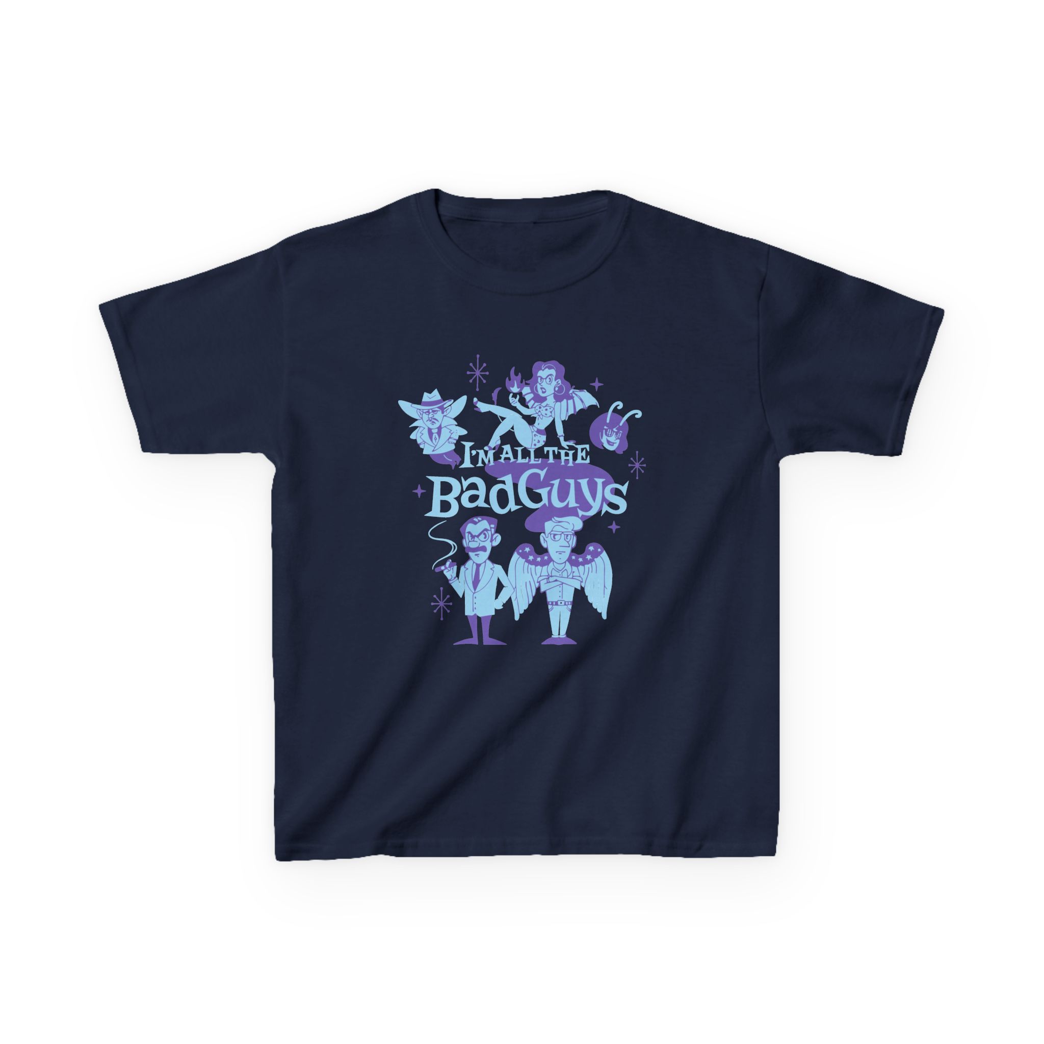Dropout I'm All The Bad Guys Kids Heavy Cotton™ Tee - Image 7