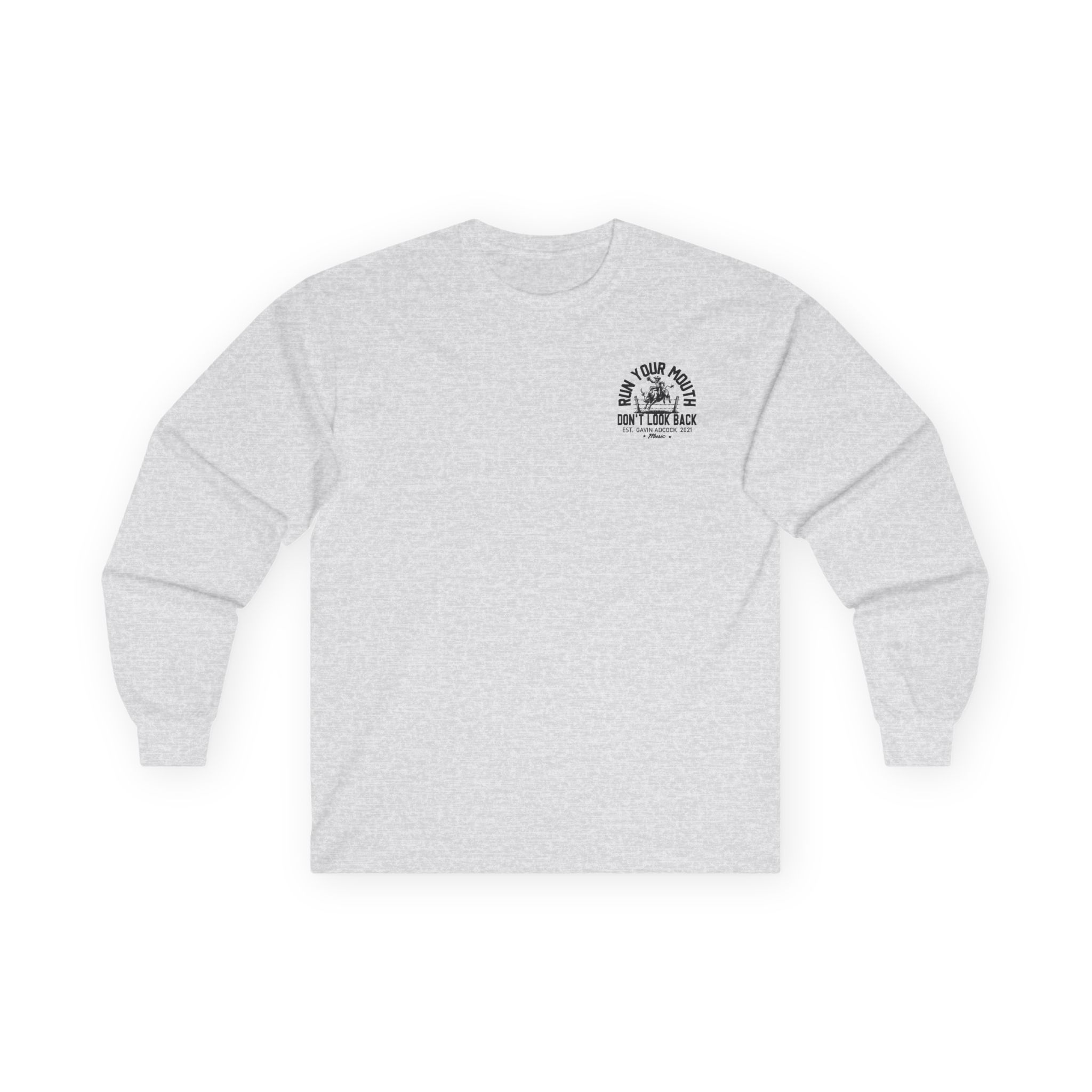 Gavin Adcock Run Your Mouth Unisex Ultra Cotton Long Sleeve Tee - Image 3