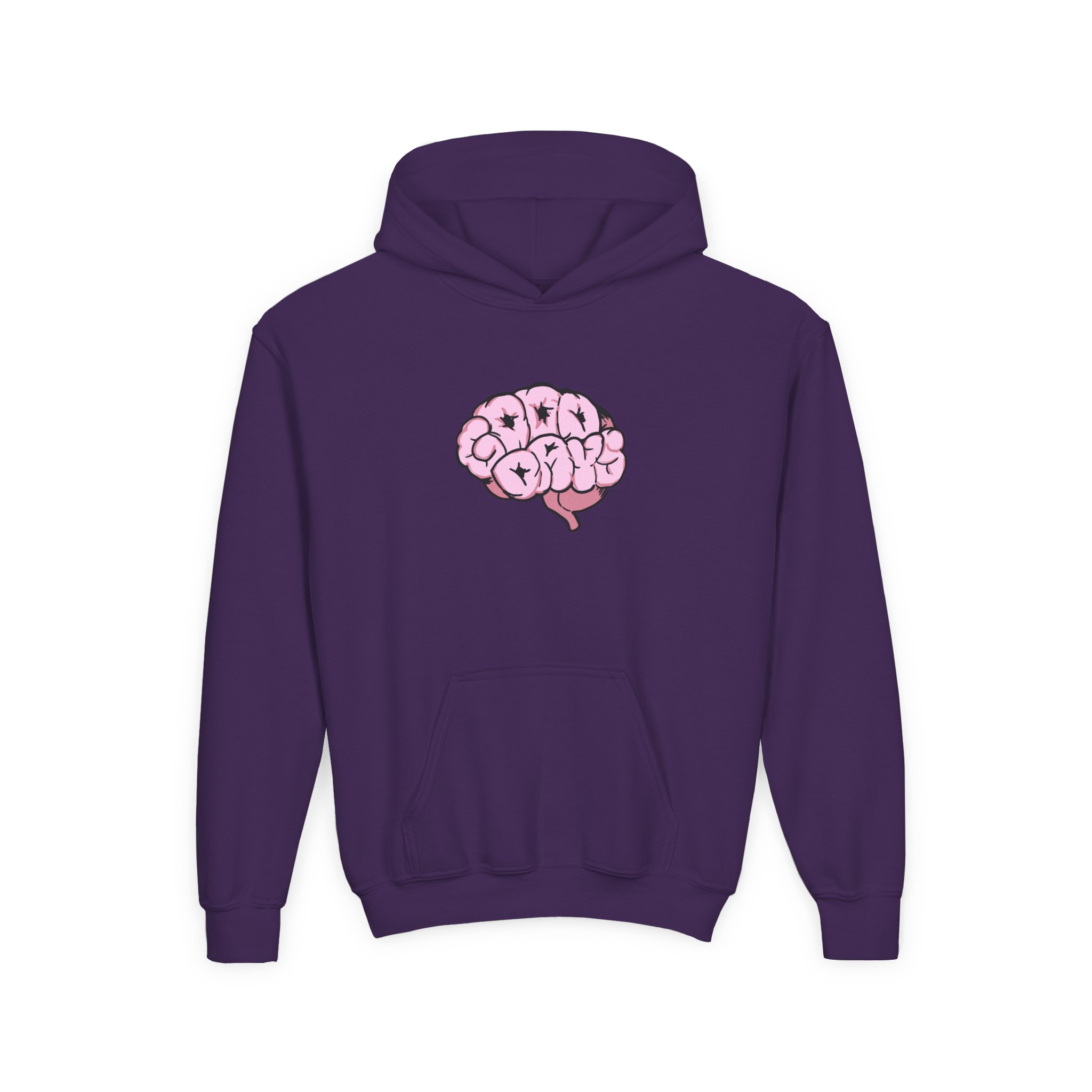 Sza Sostde 2020 Good Days Brain Youth Heavy Blend Hooded Sweatshirt - Image 17