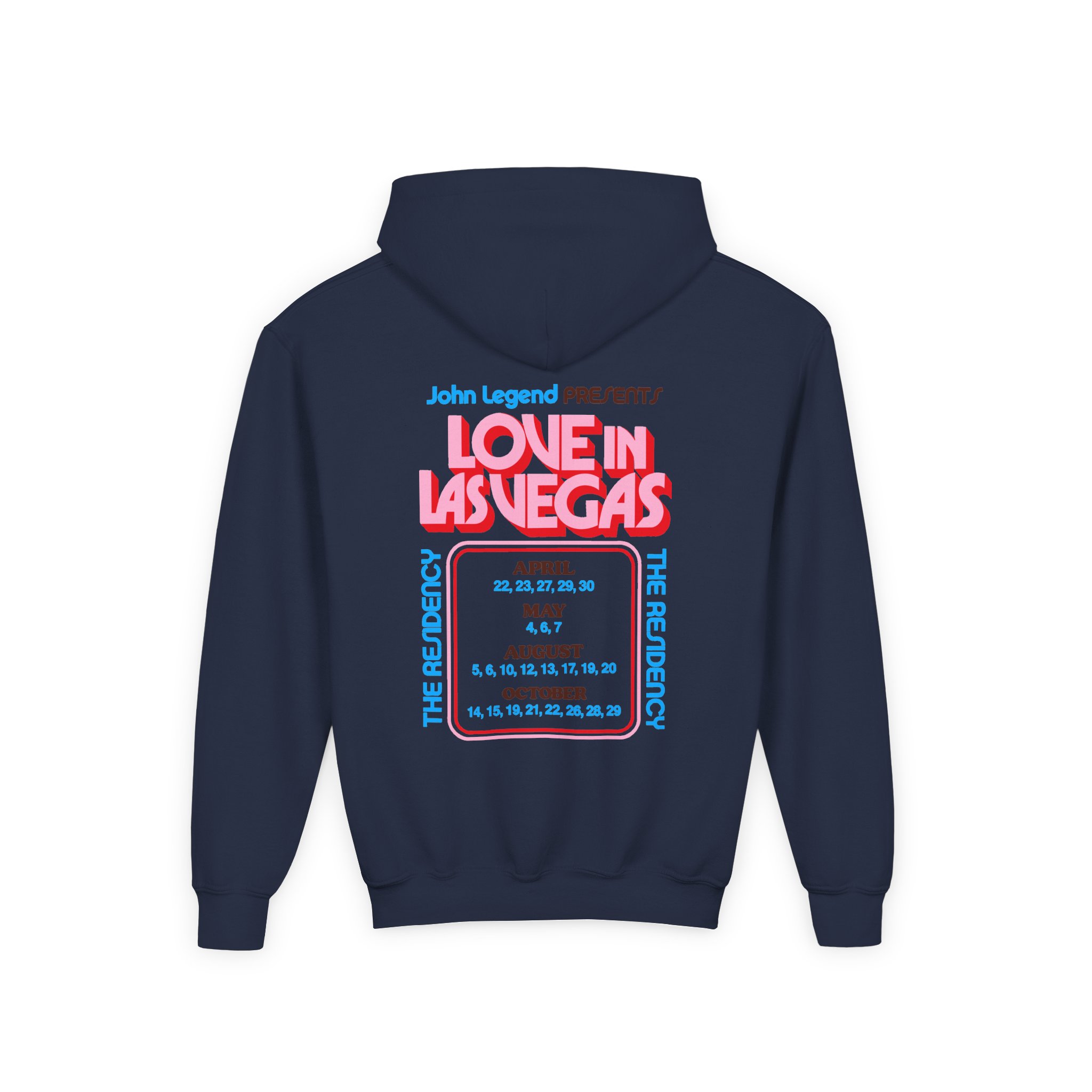 John Legend Love In Las Vegas Youth Heavy Blend Hooded Sweatshirt - Image 10